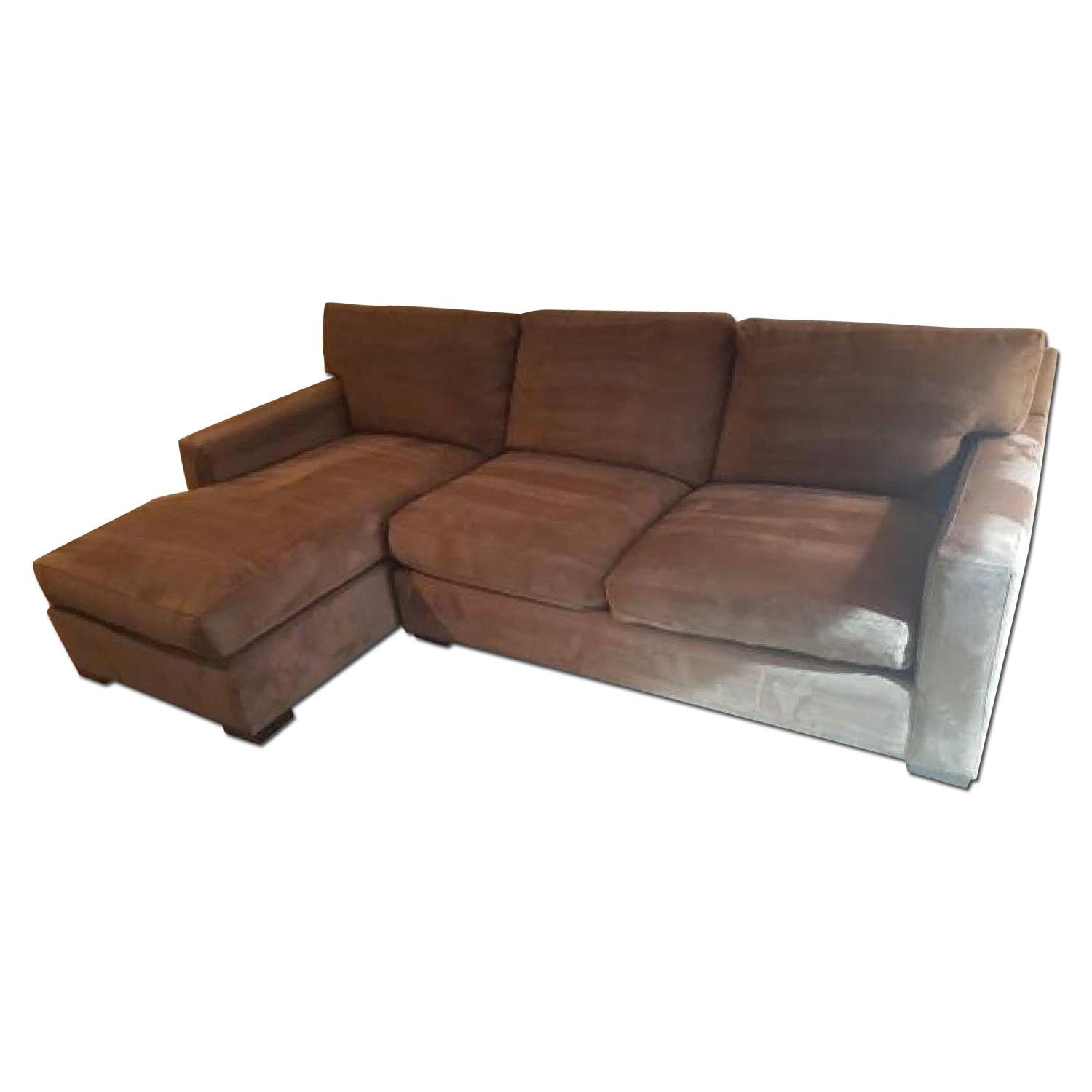 Crate & Barrell Axis II Sectional Sofa AptDeco