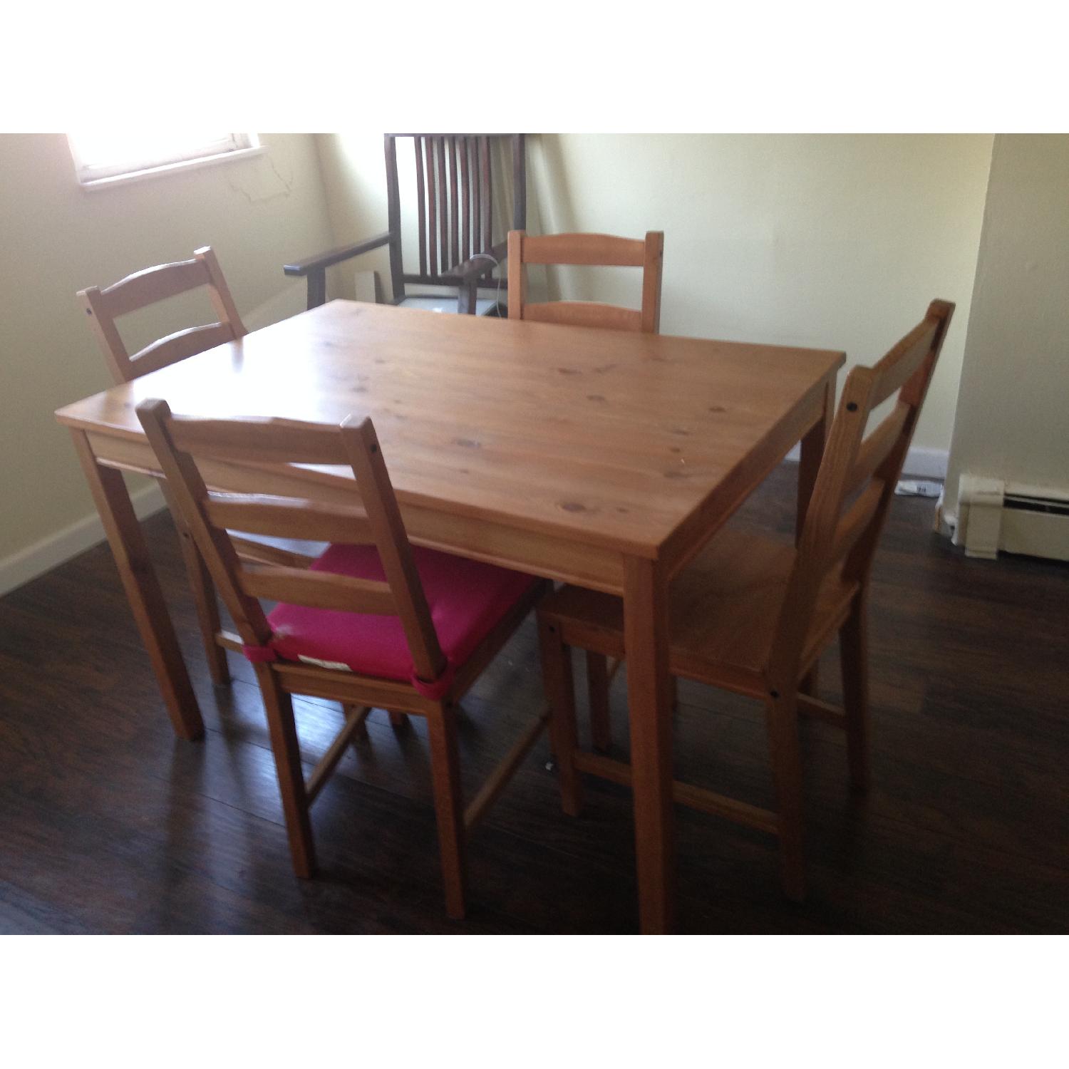 Ikea Jokkmokk Wooden Dining Set - image-1