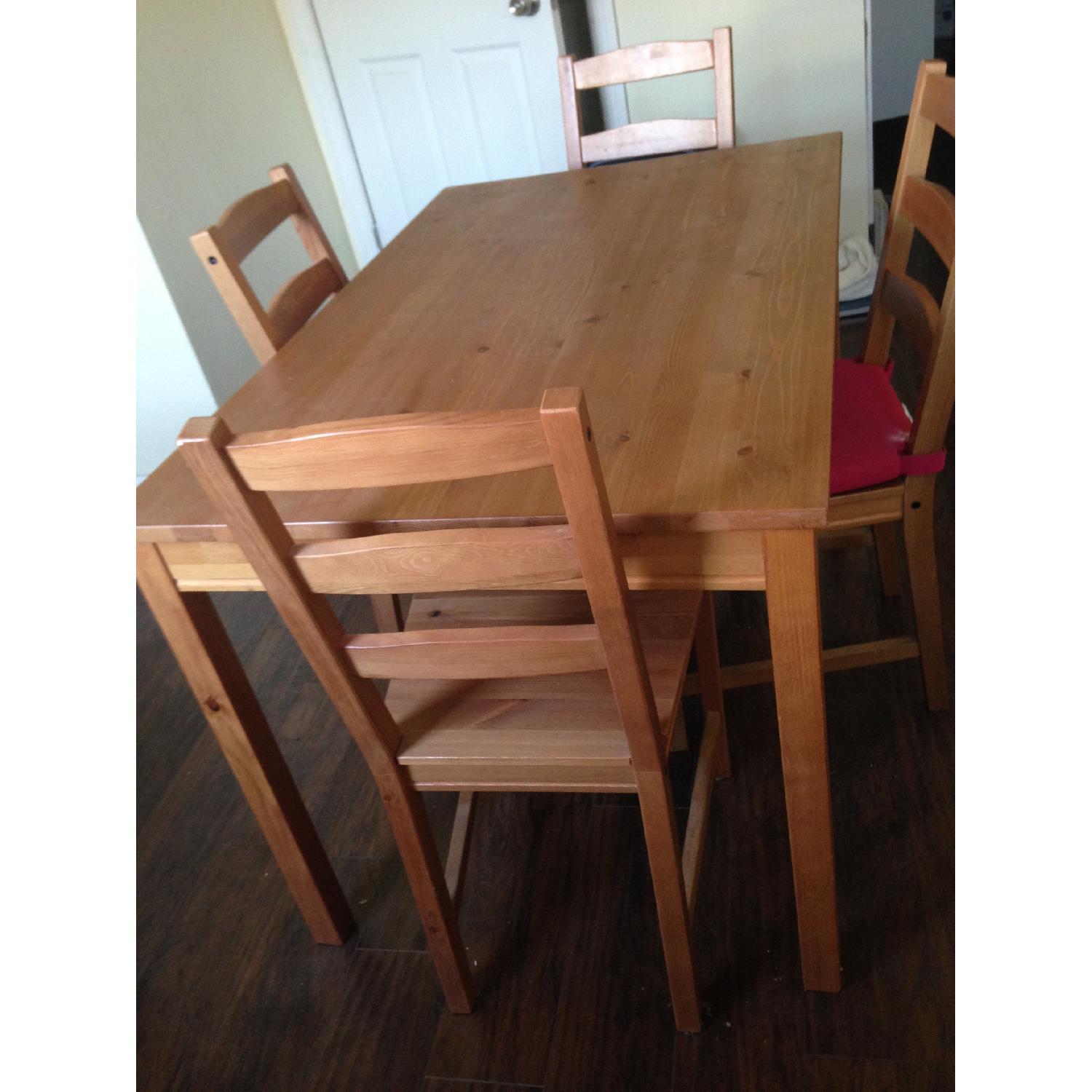Ikea Jokkmokk Wooden Dining Set - image-2