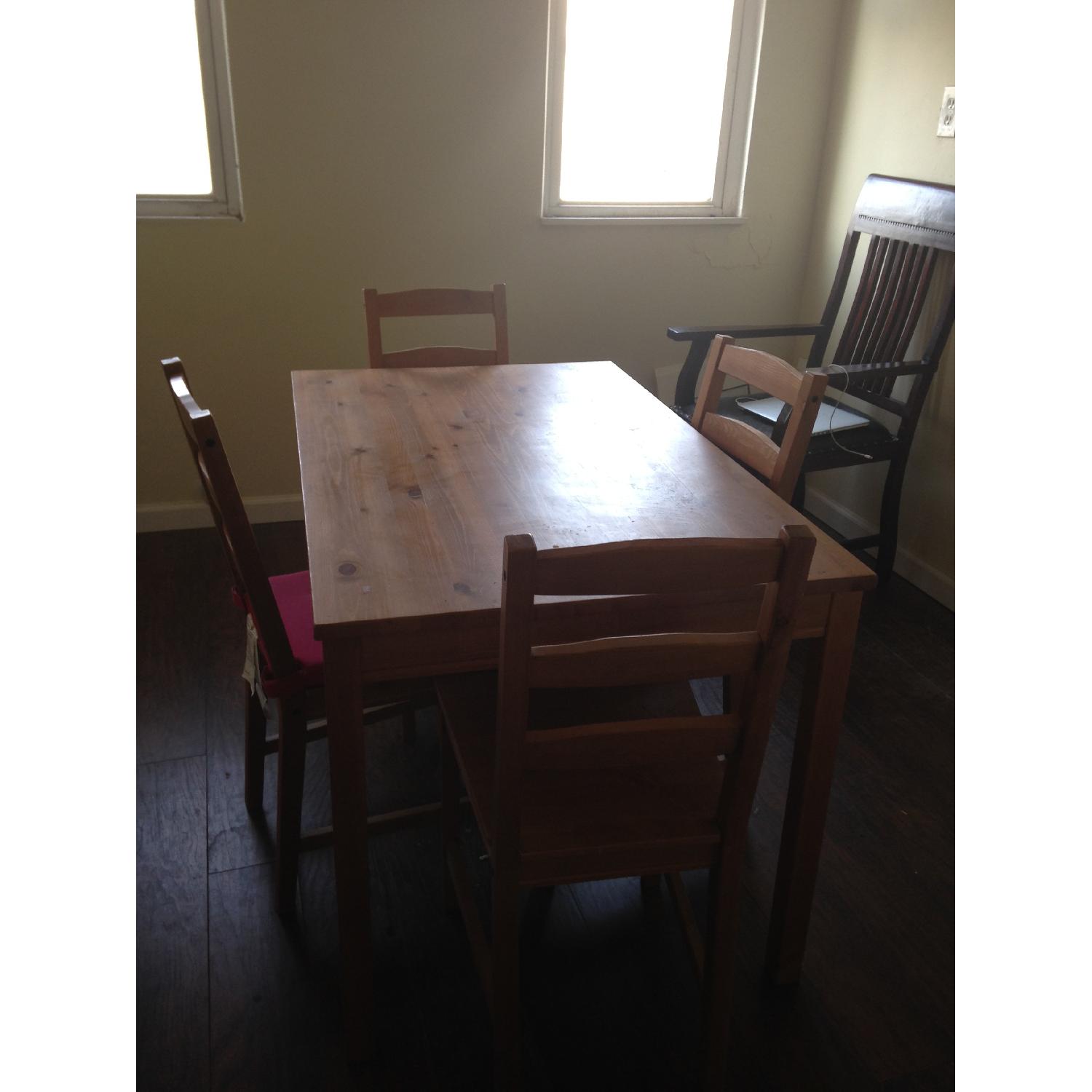 Ikea Jokkmokk Wooden Dining Set - image-3