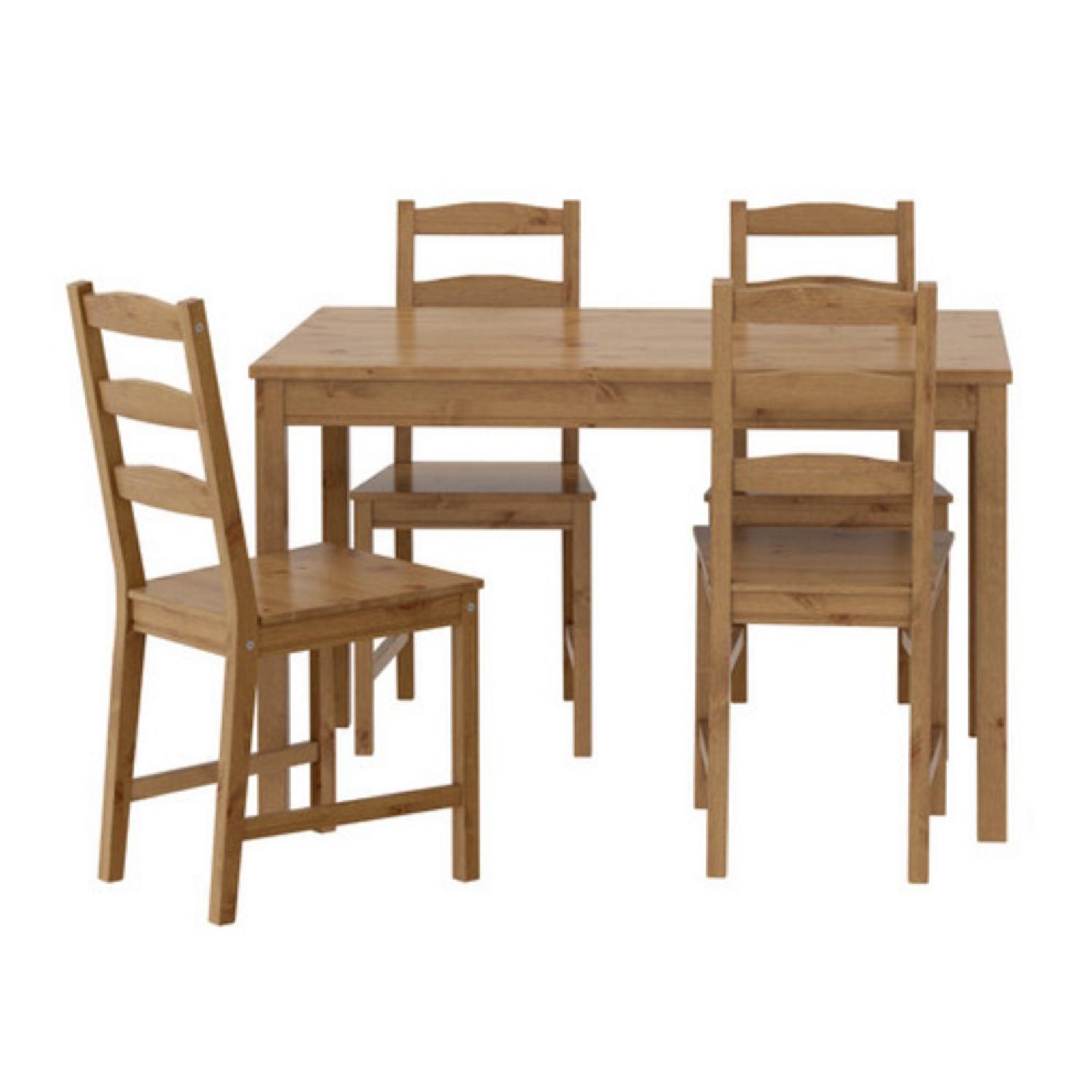 Ikea Jokkmokk Wooden Dining Set - image-4