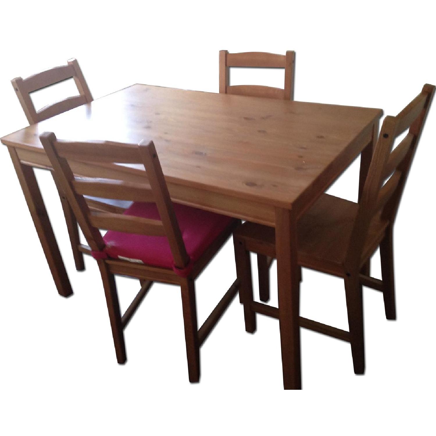 Ikea Jokkmokk Wooden Dining Set - image-0