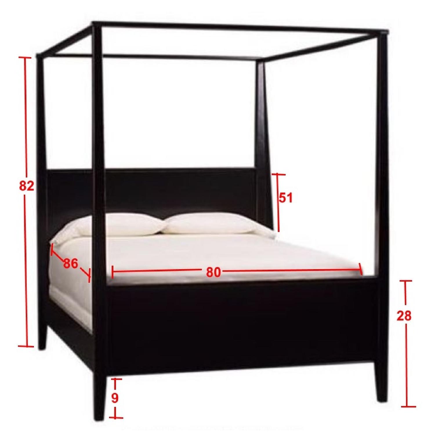 Crate & Barrel Canopy King Bed AptDeco