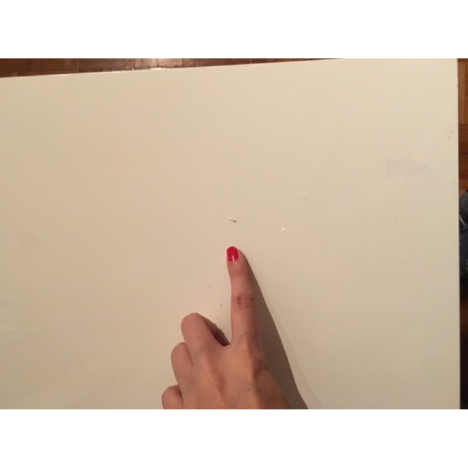 Ikea Linnmon High Gloss Table in White - image-4