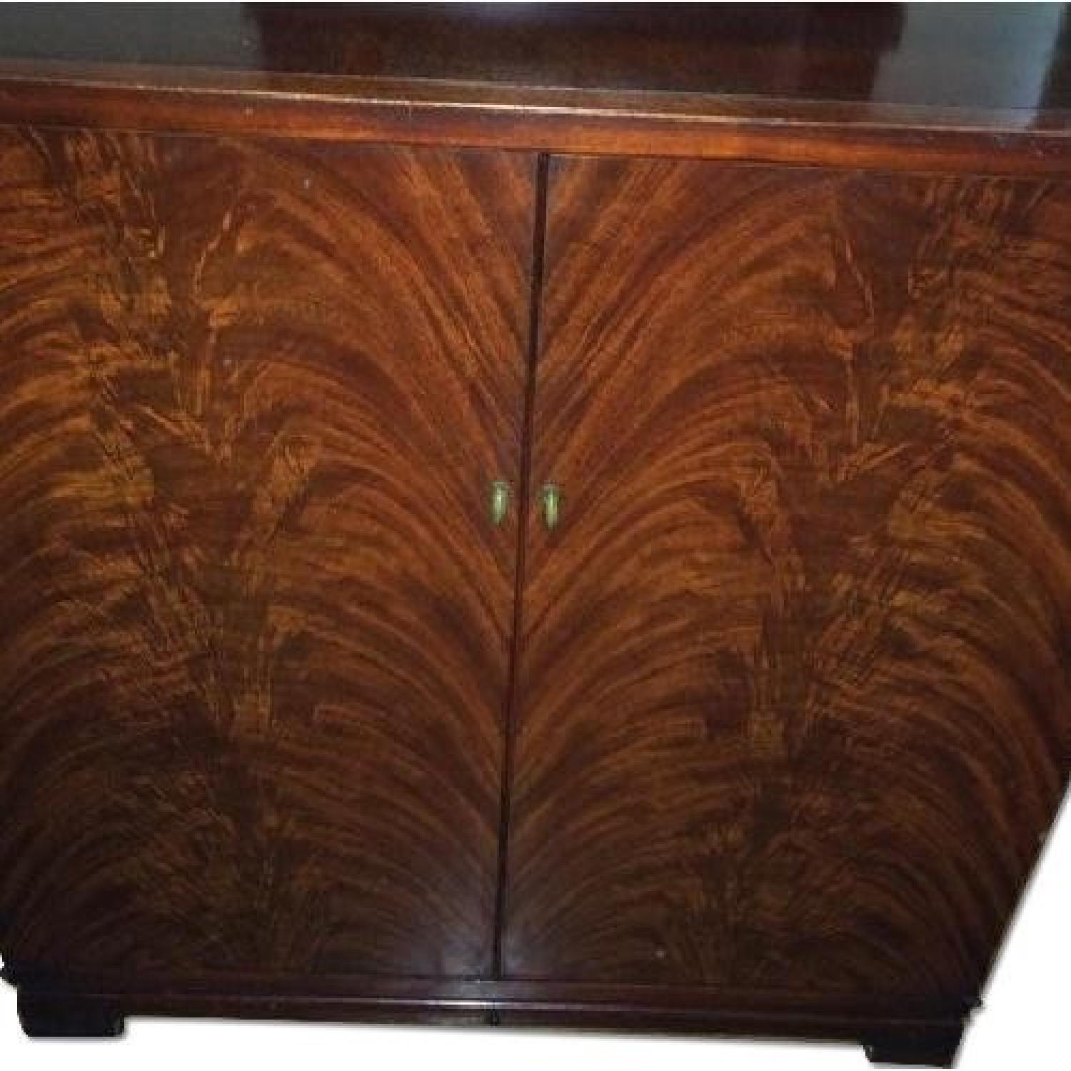 1950's Wood Cabinet w/ Admiral Home Entertainment Center - image-0
