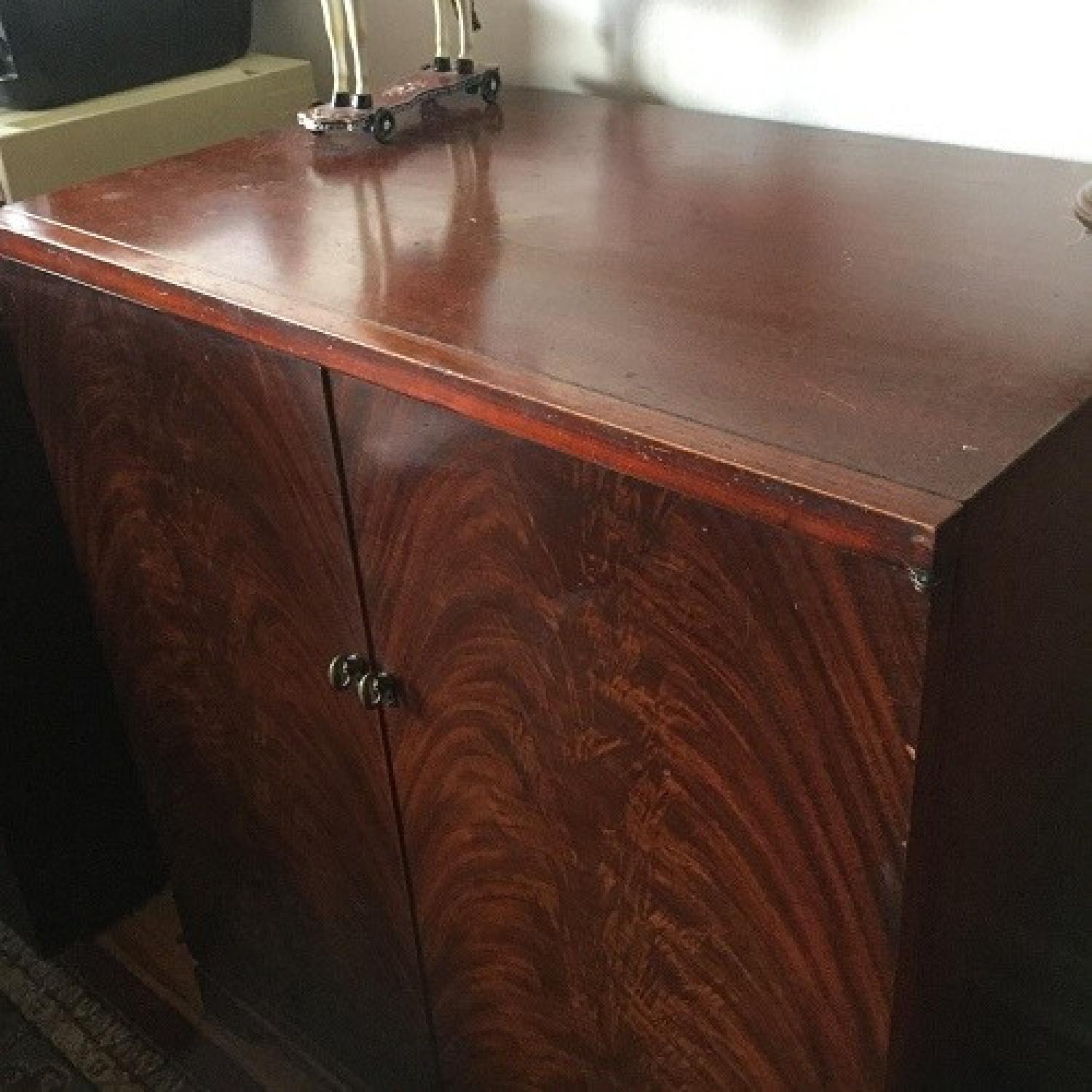 1950's Wood Cabinet w/ Admiral Home Entertainment Center - image-2