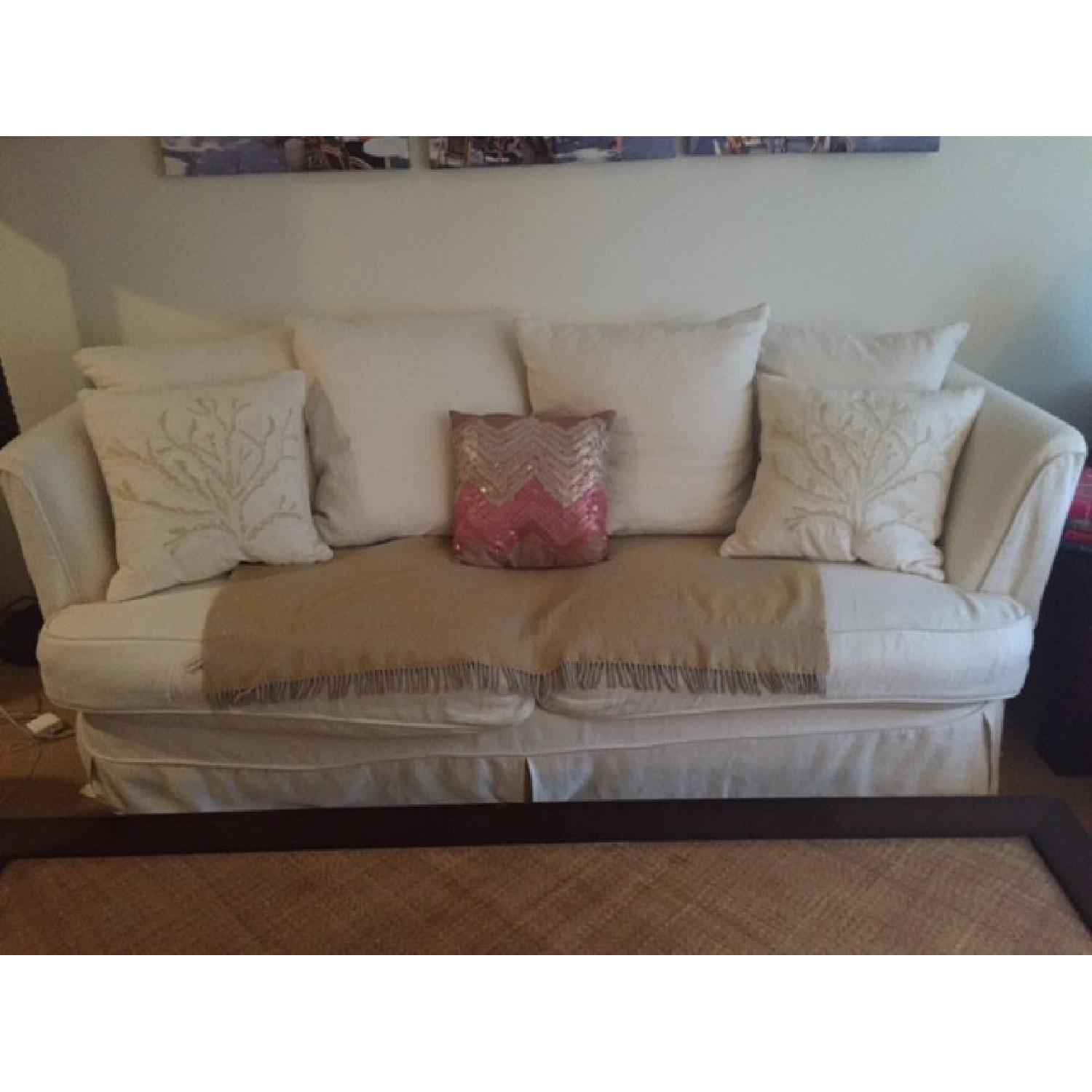 Domain White Sofa - image-2