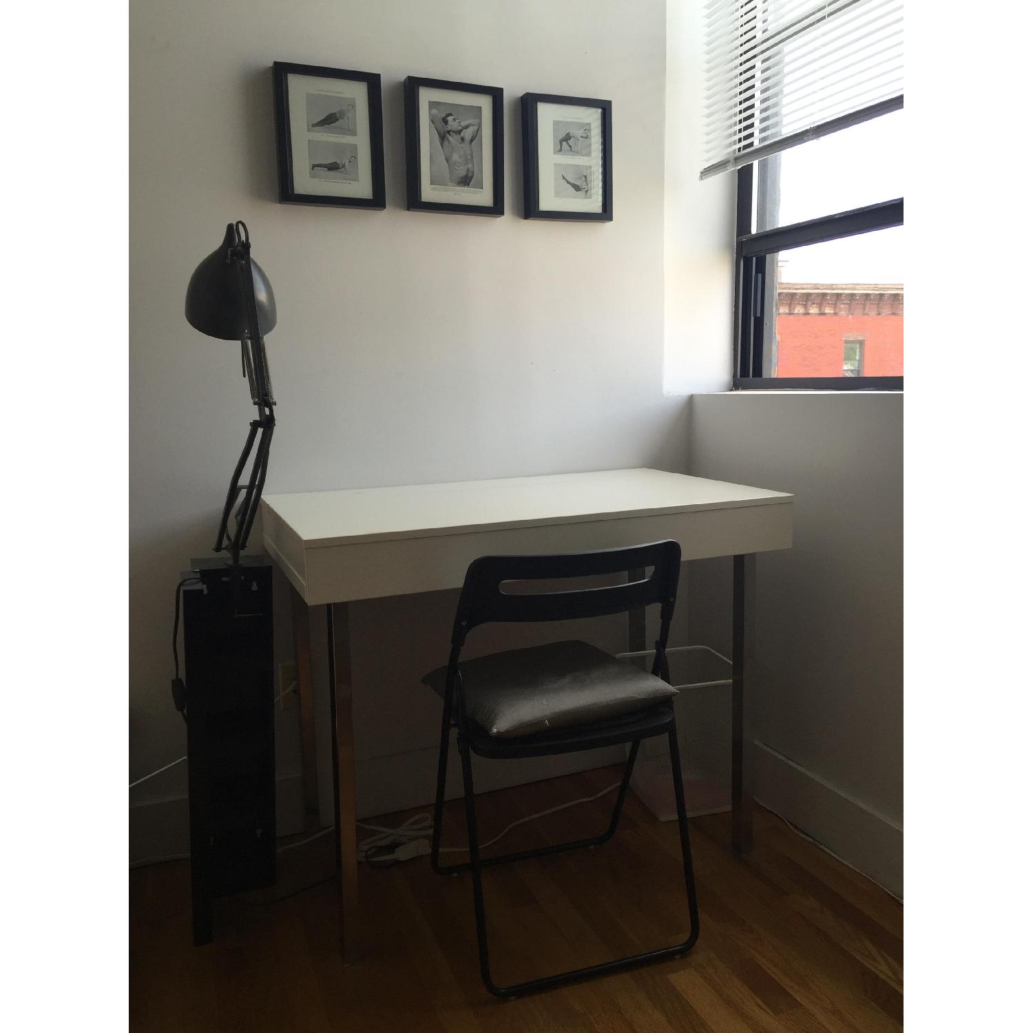 Ikea Desk w/ Storage - image-2