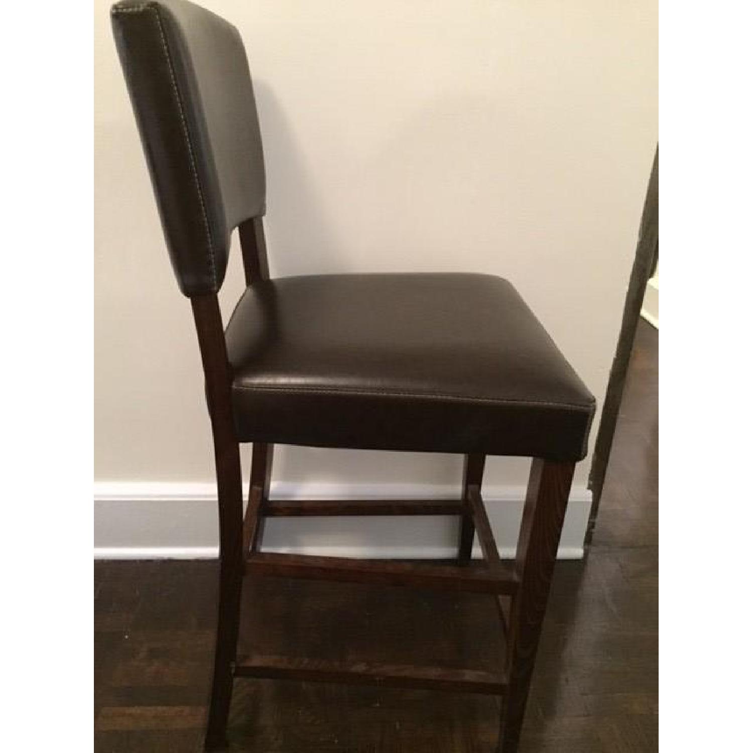 Italian Leather Bar Stools - image-2
