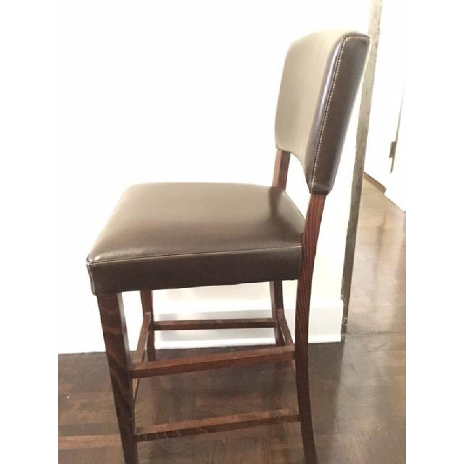 Italian Leather Bar Stools - image-3