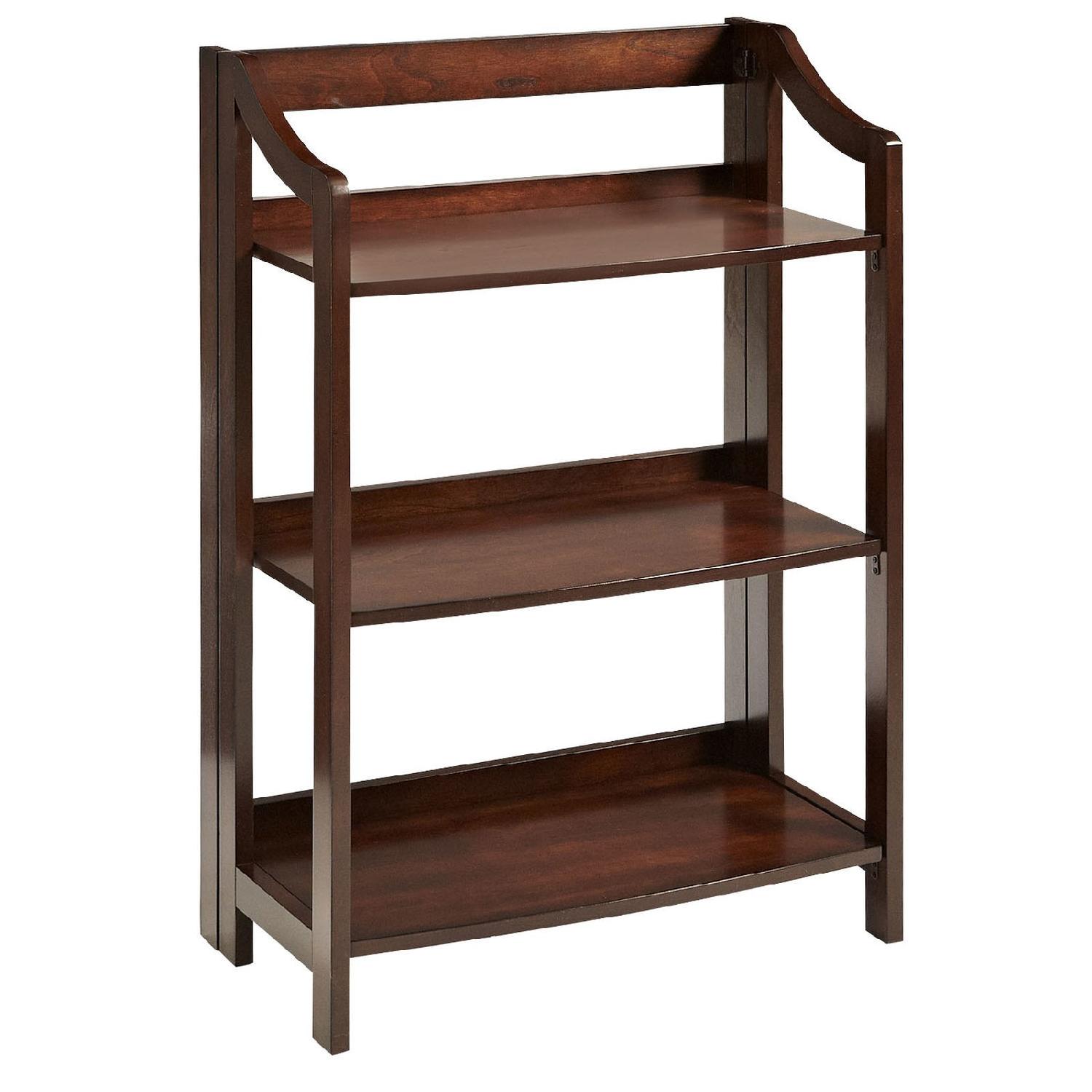 Pier 1 3 Tier Low Folding Bookshelf - image-0