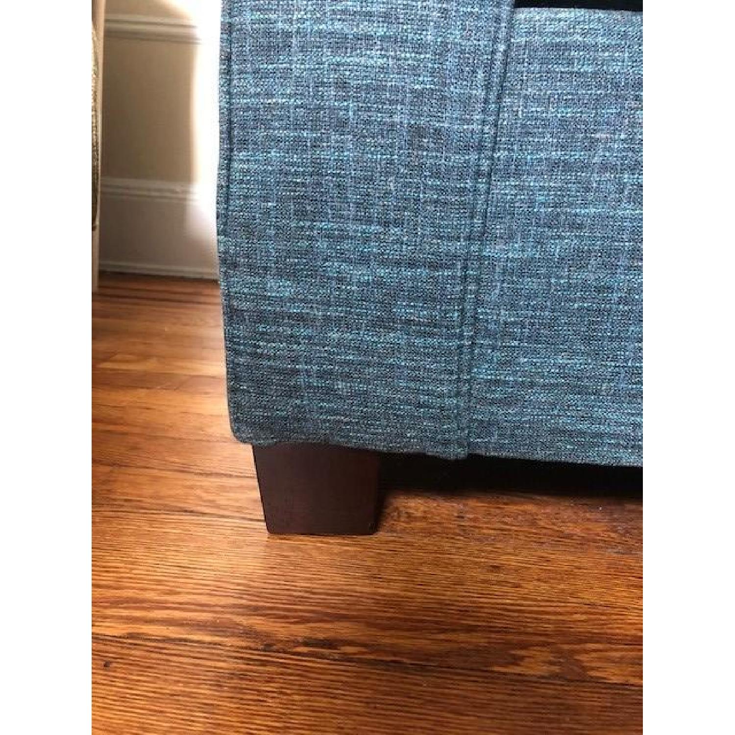 West Elm Henry Basic Twin Sleeper Sofa in Heathered Tweed - image-6