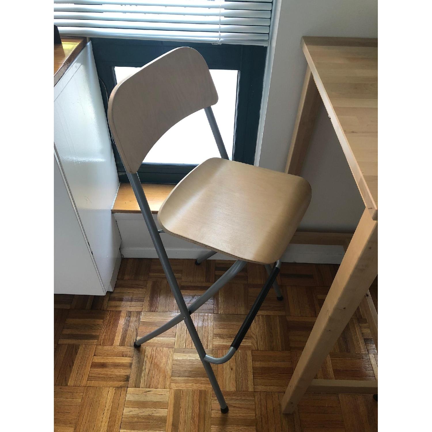 Ikea Bjorkudden Counter Height Table w/ 4 Franklin Stools - image-2