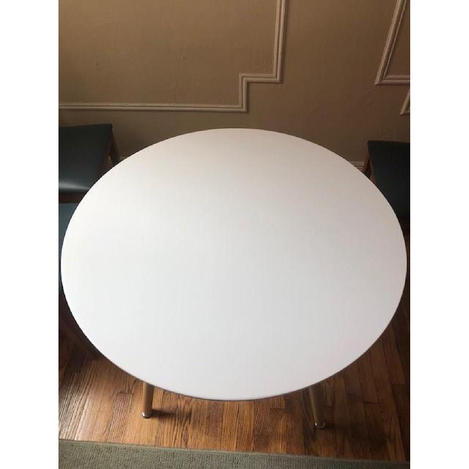 Modway Circular Dining Table in White - image-3