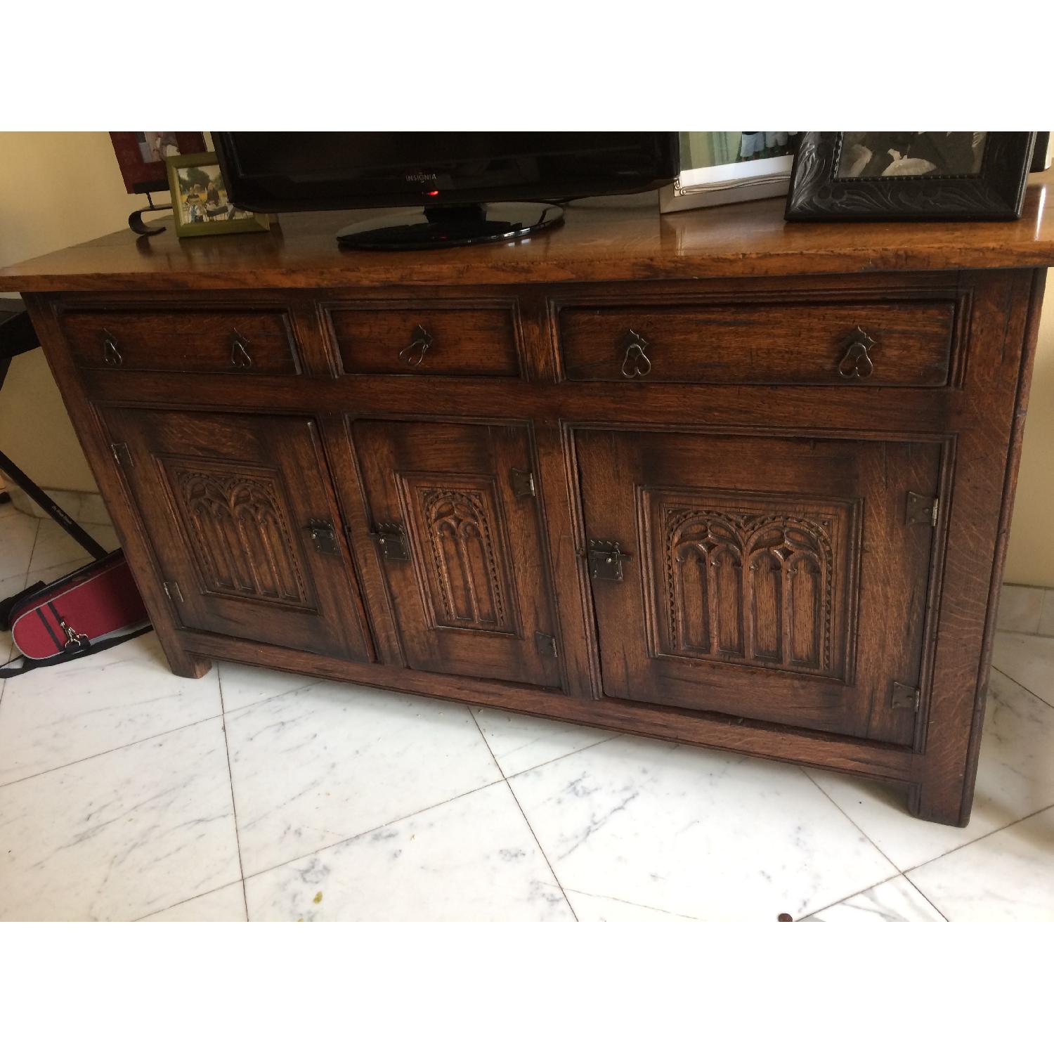 English Oak Sideboard - image-2