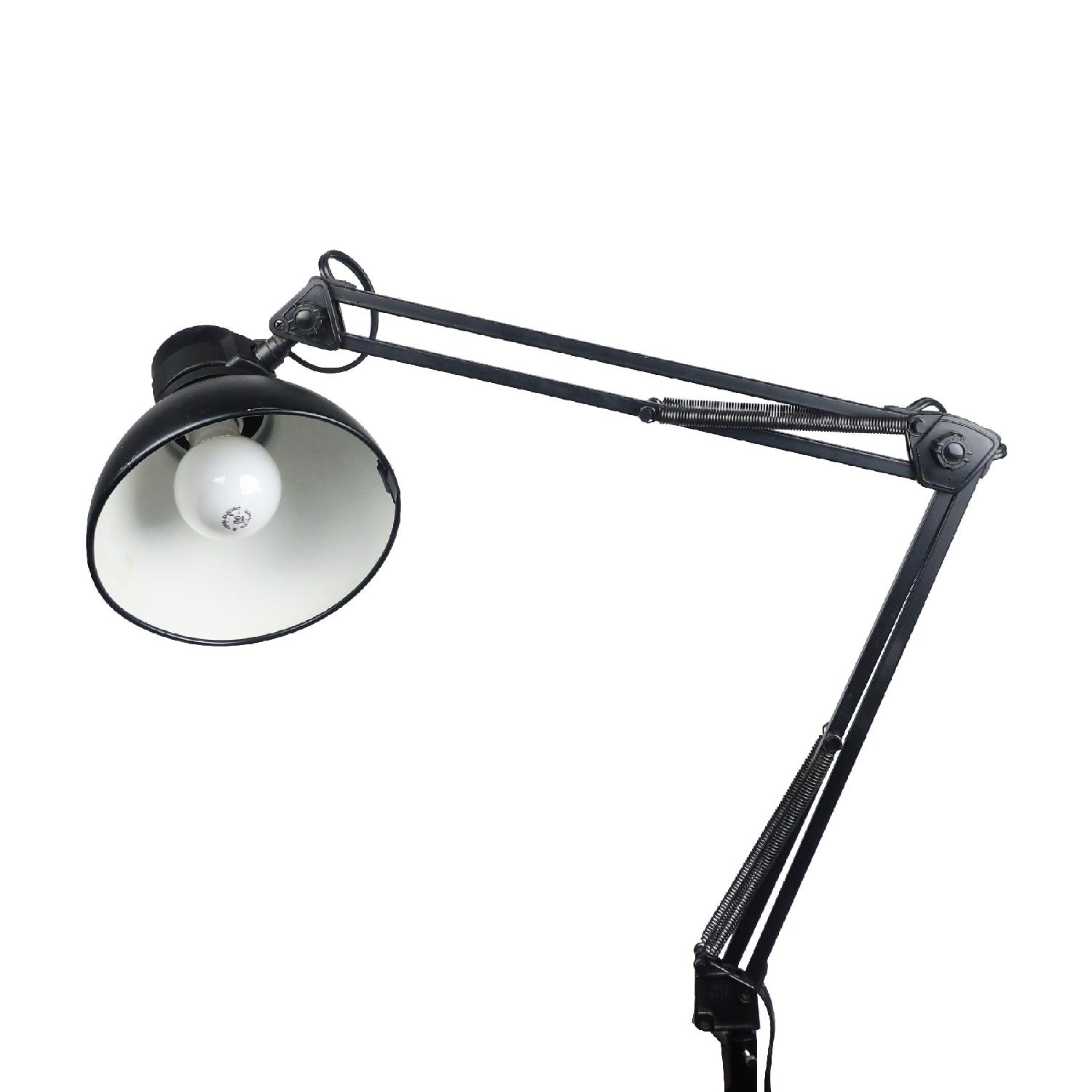 Vintage Black Drafting Lamp - image-0