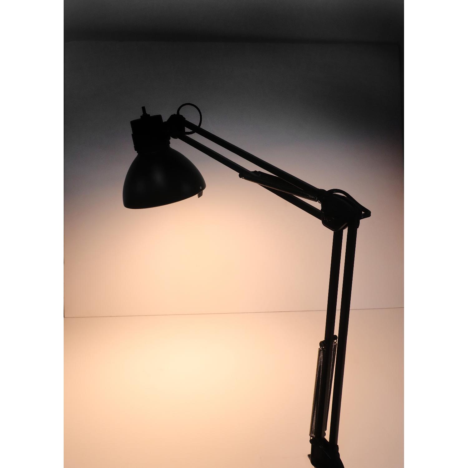 Vintage Black Drafting Lamp - image-1
