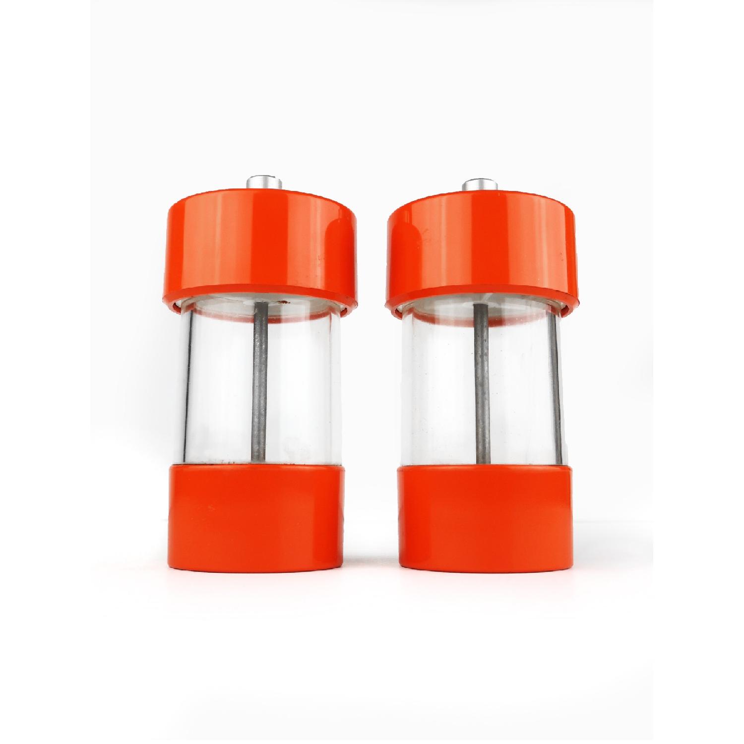 Vintage Orange WM Bounds LTD Salt & Pepper Grinders - image-1