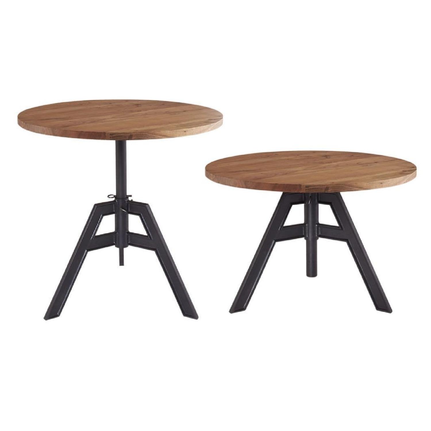 CB2 Alias Adjustable Bistro Table - image-2