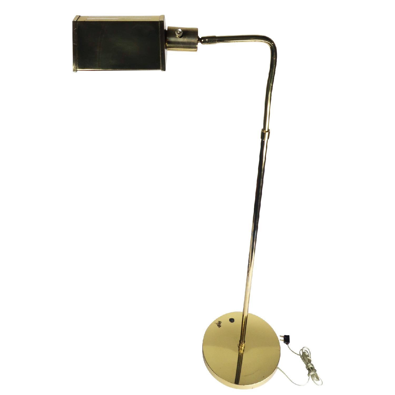 Vintage Brass Pharmacy Floor Lamp - image-3