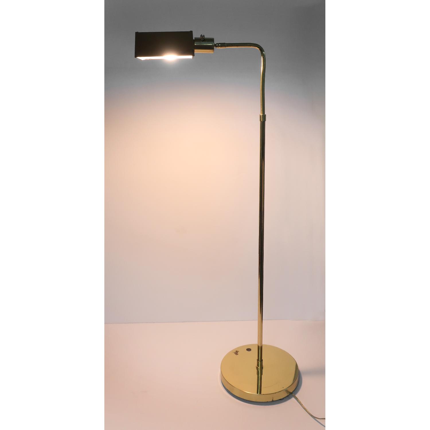 Vintage Brass Pharmacy Floor Lamp - image-6