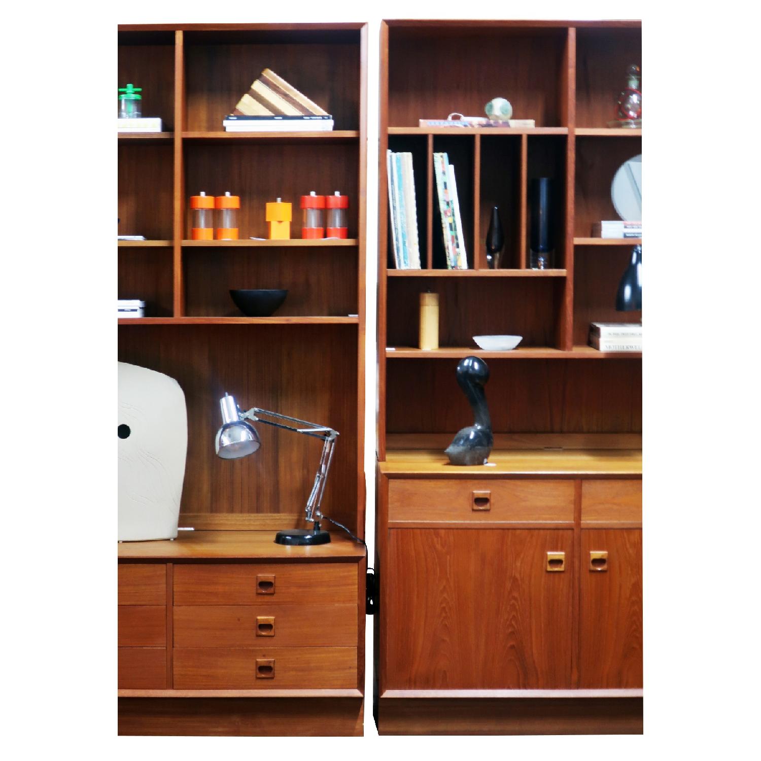 Erik Brouer for Brouer Mobelfabrik Danish Teak Wall Unit - image-3