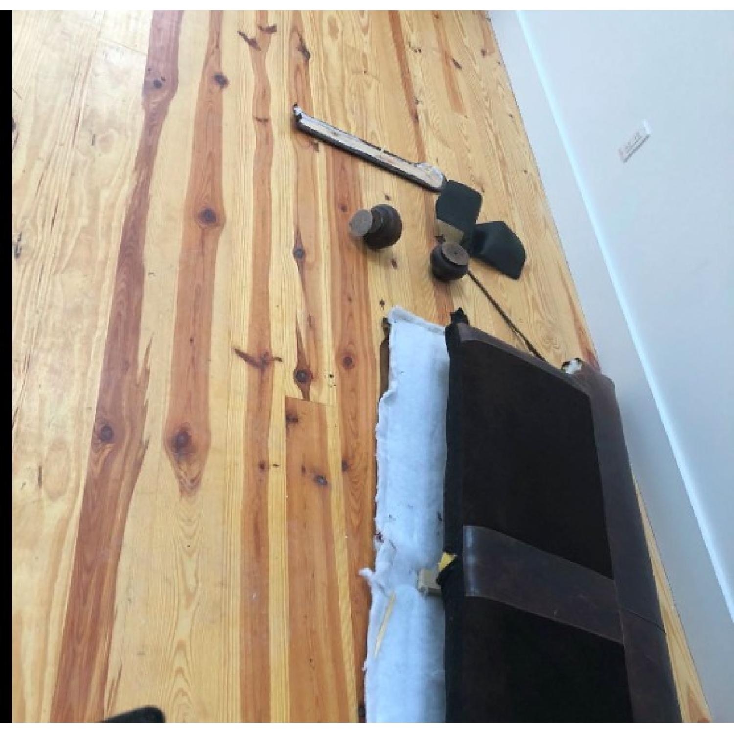 Restoration Hardware Original Lancaster Leather Sofa - image-5