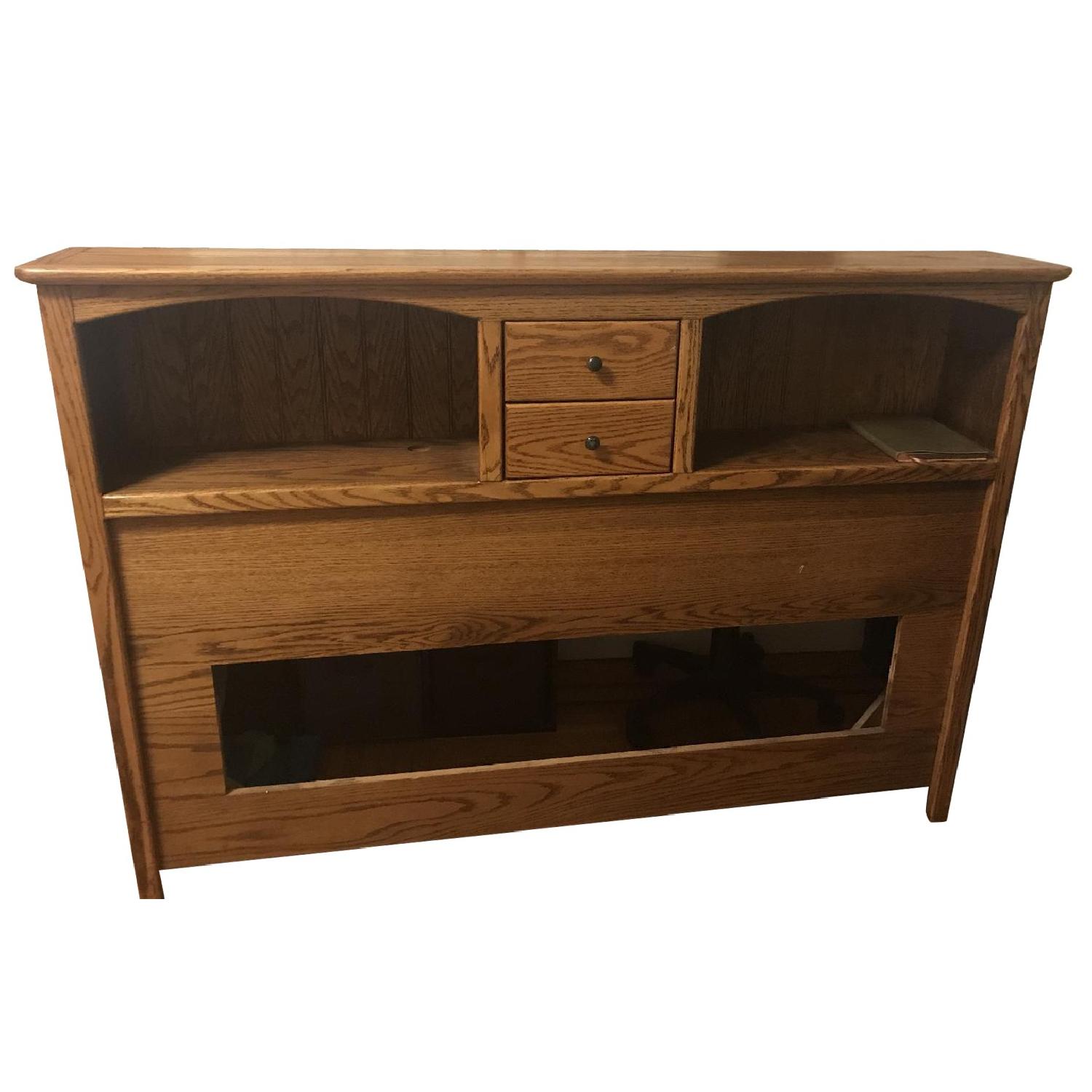 Blackhawk Furniture Bookcase Headboard AptDeco