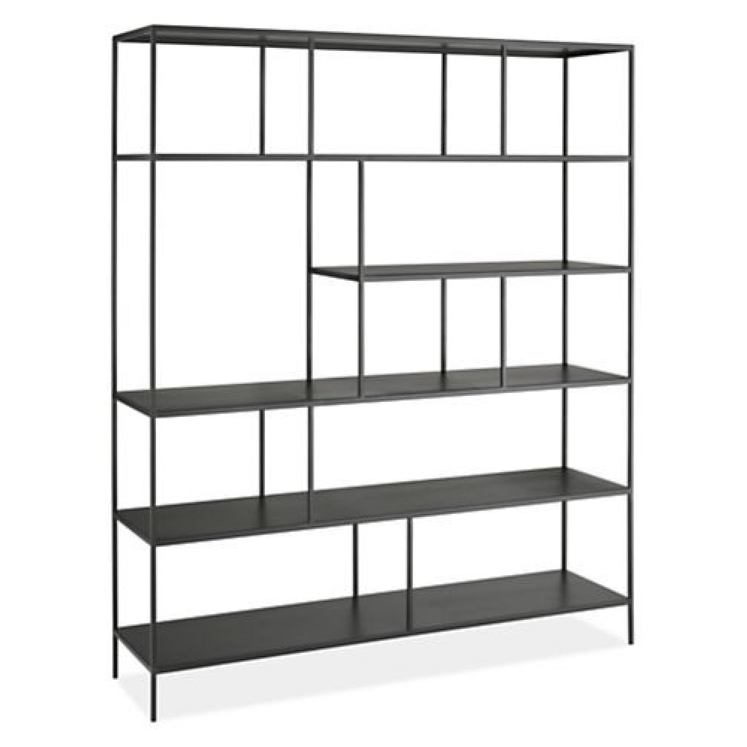 Room & Board Foshay Bookcases in Natural Steel - image-0