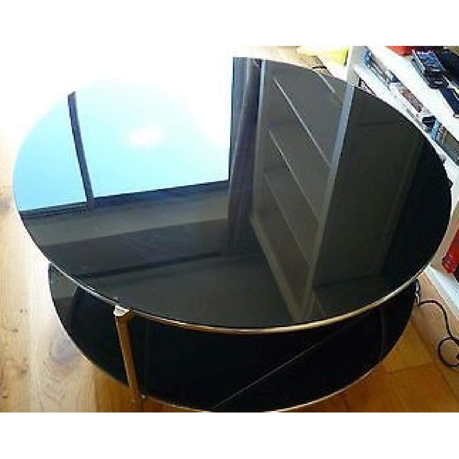 Ikea Strind Modern Glass Coffee Table AptDeco