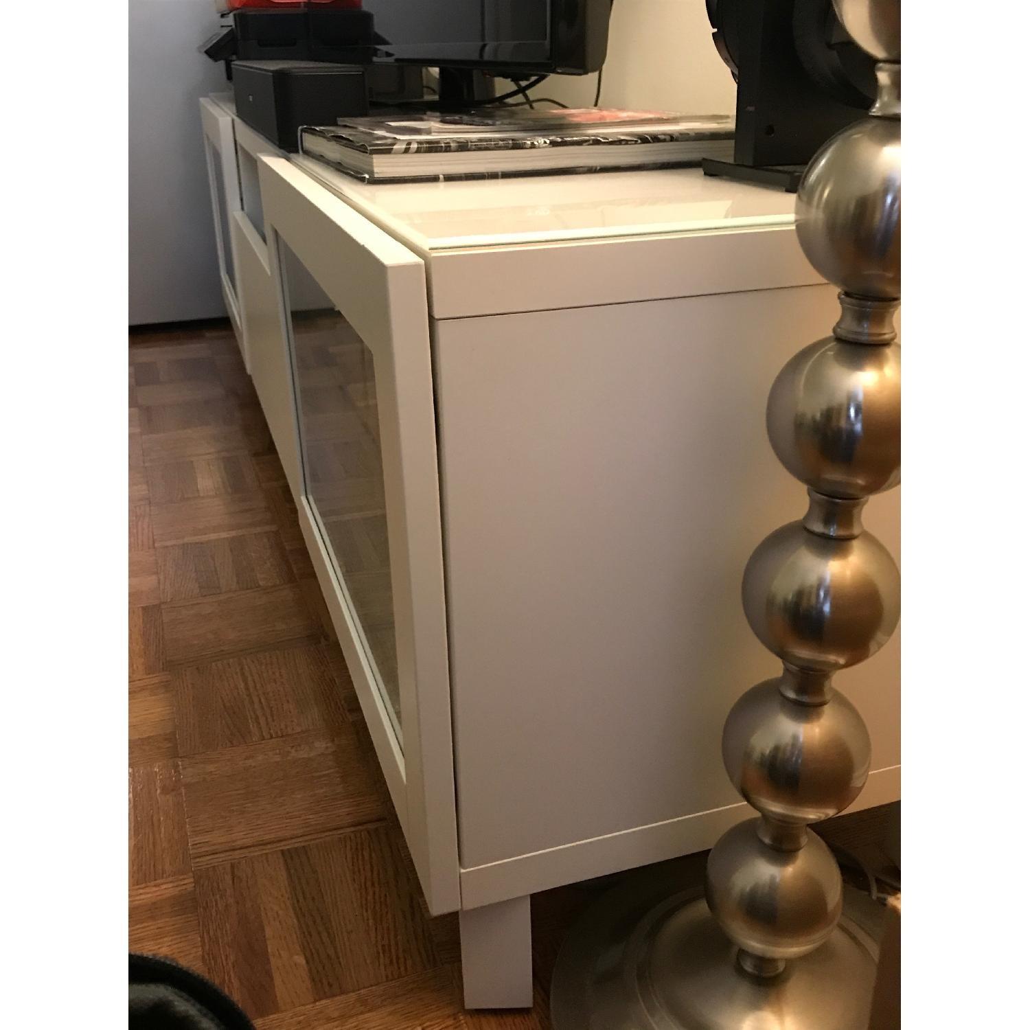 Ikea Besta White Entertainment Center/TV Unit - image-2