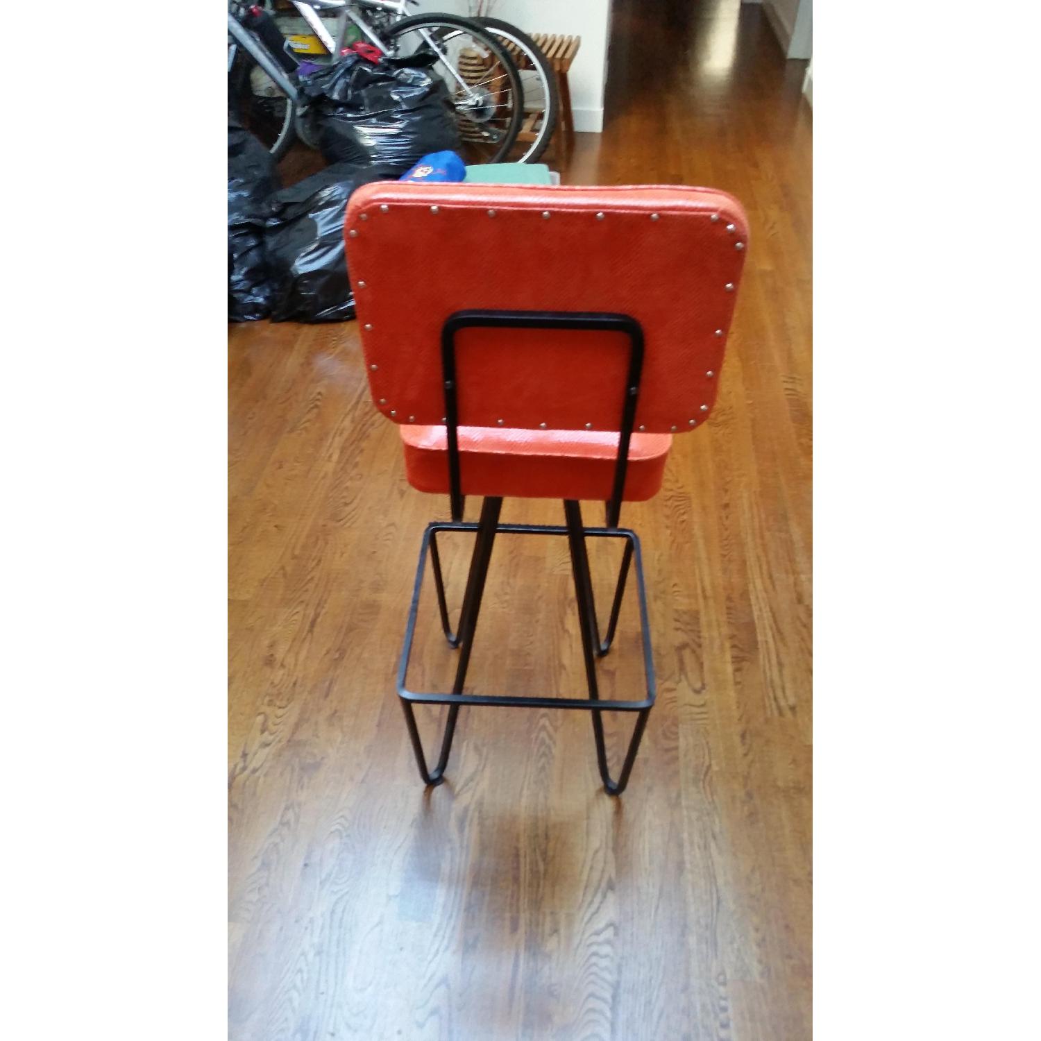 Art Deco Vintage Counter Bar Stools - image-4