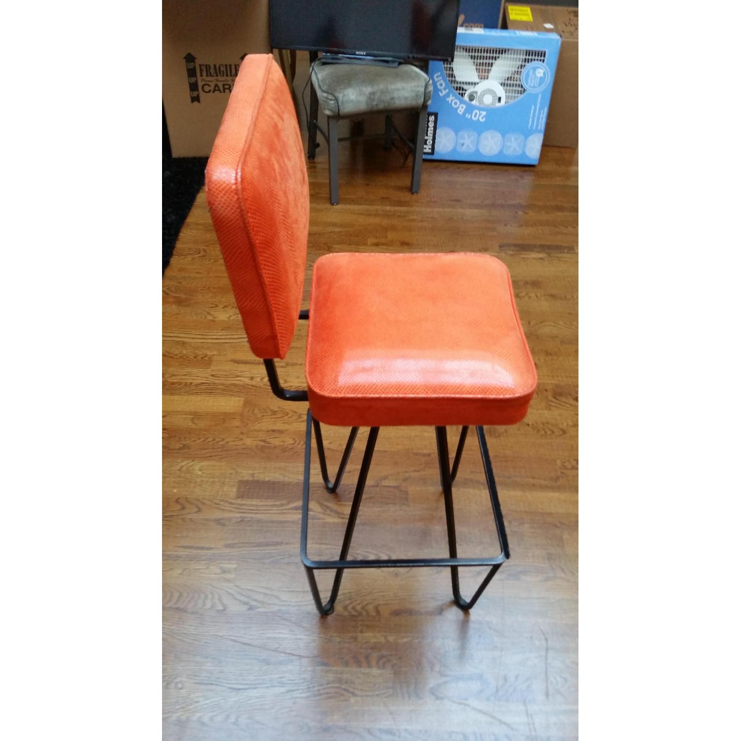 Art Deco Vintage Counter Bar Stools - image-5