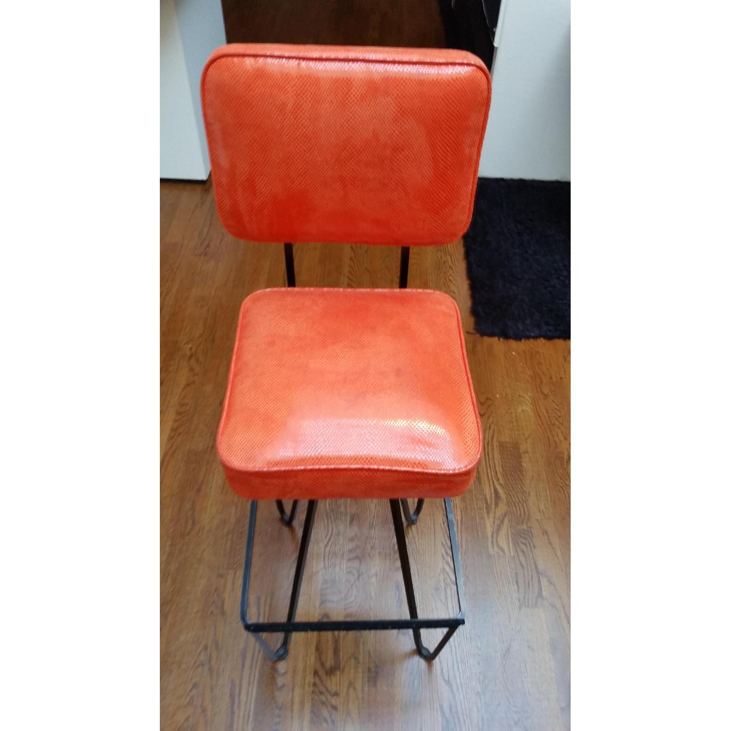 Art Deco Vintage Counter Bar Stools - image-6