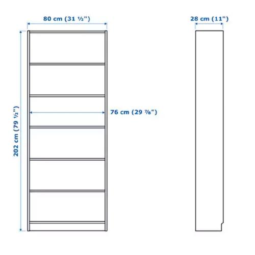 Used Ikea Billy Bookcase for sale on AptDeco