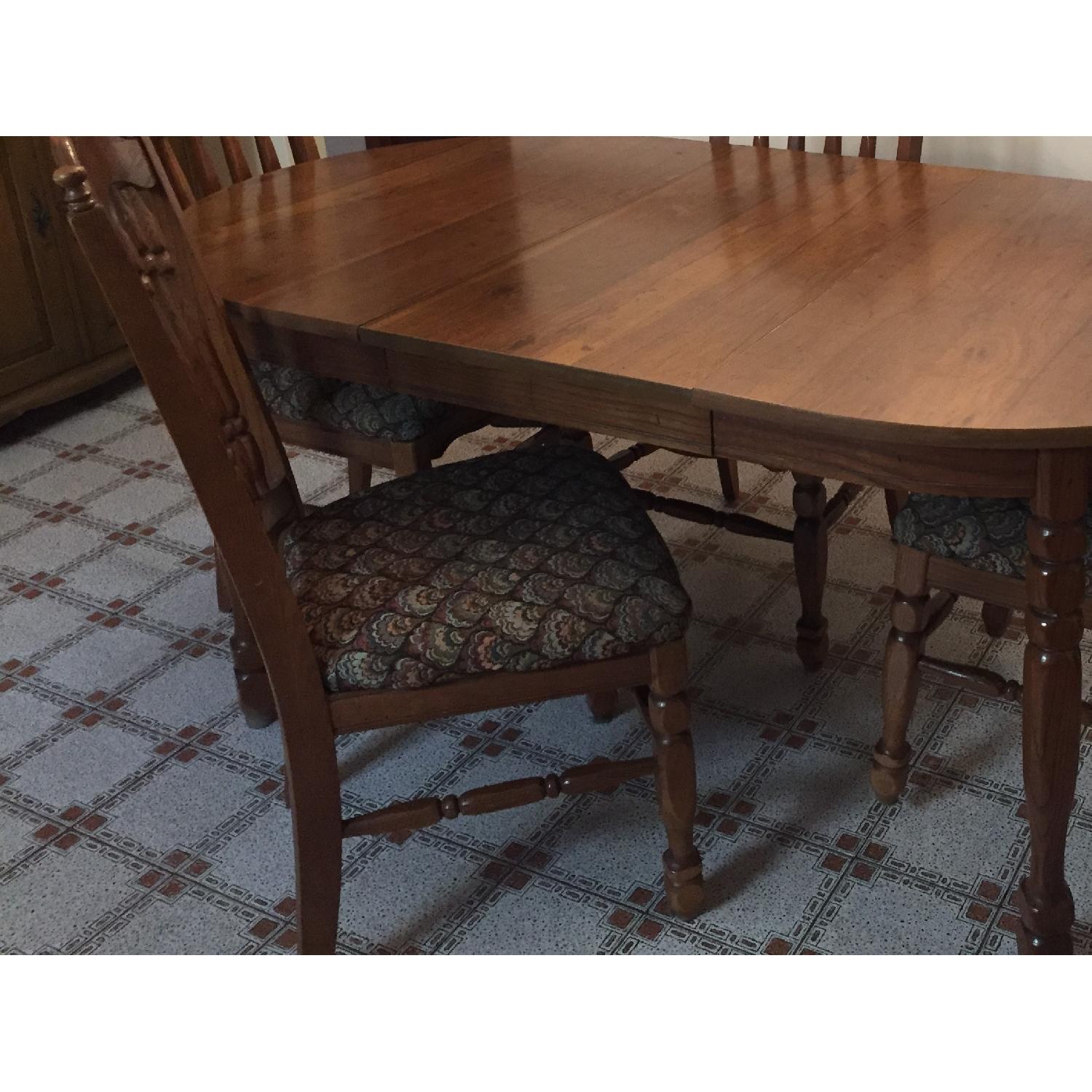 Expandable Dining Table w/ 4 Chairs - image-2