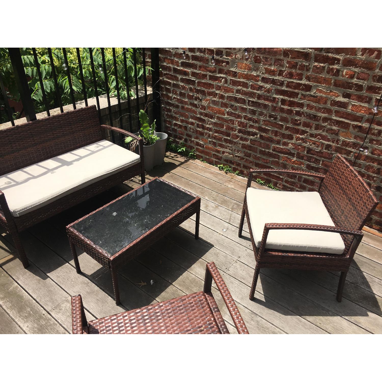 Thy-Hom Teaset 4 Piece All-Weather Patio Conversation Set - image-2