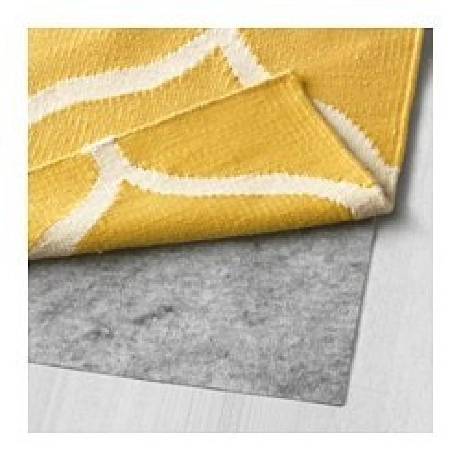 Ikea Stockholm Wool Yellow & White Rug - image-2