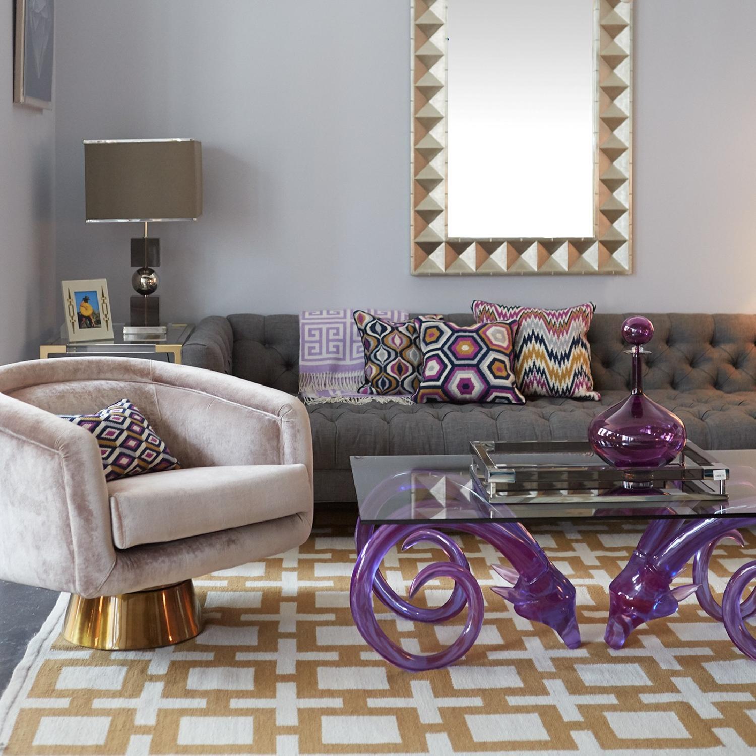 Jonathan Adler Talitha Reversible Peruvian Flat Weave Rug - image-1