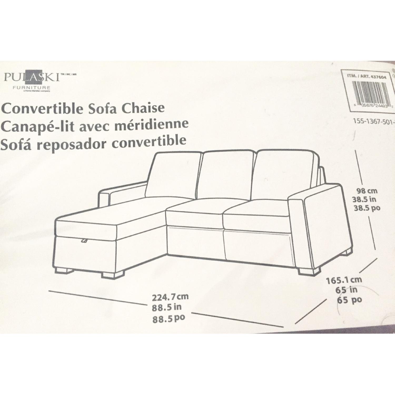 Pulaski Beige Queen Sleeper Sectional Sofa - image-5