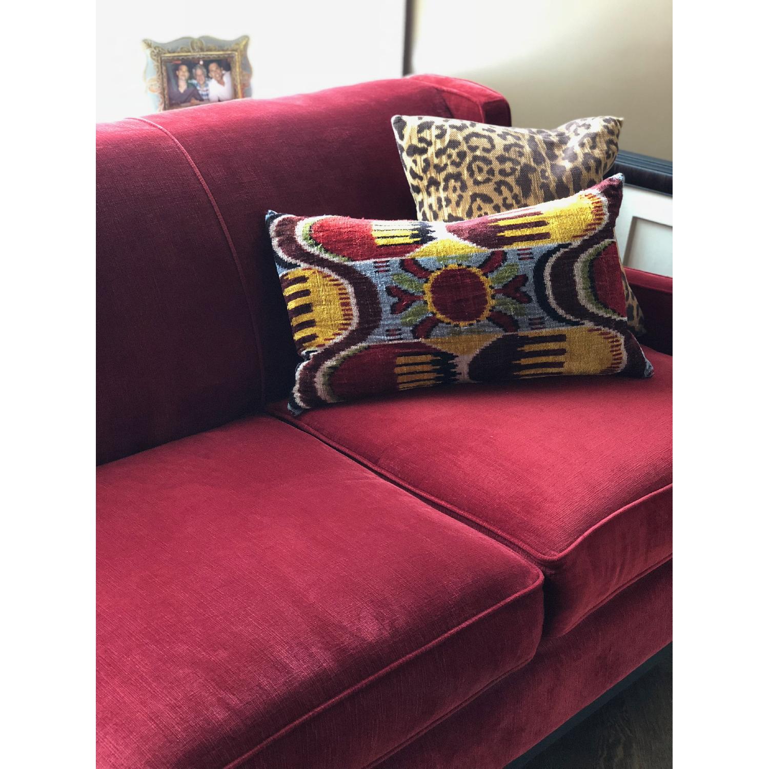 RC Willey Coral Red 3 Seater Sofa - image-2