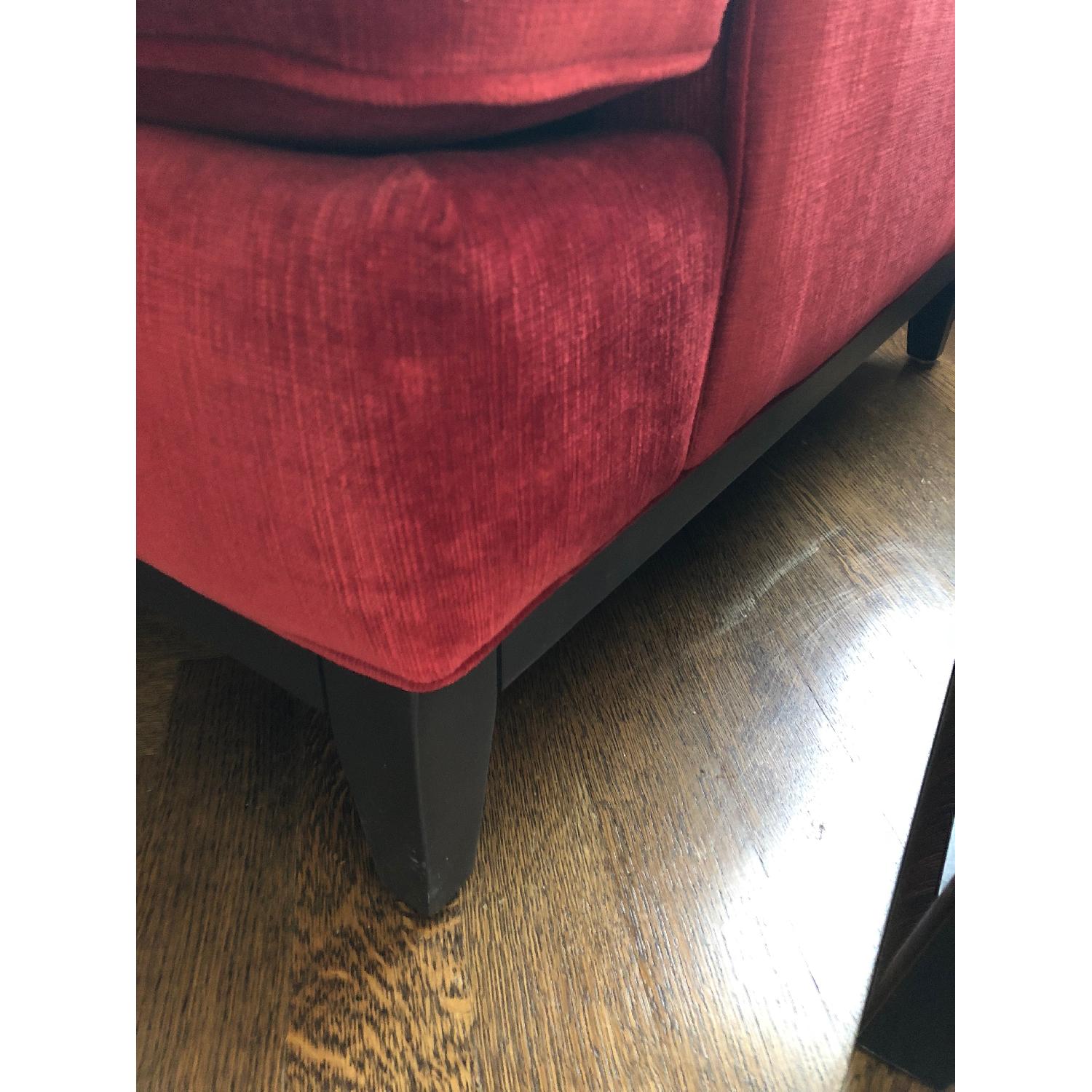 RC Willey Coral Red 3 Seater Sofa - image-3