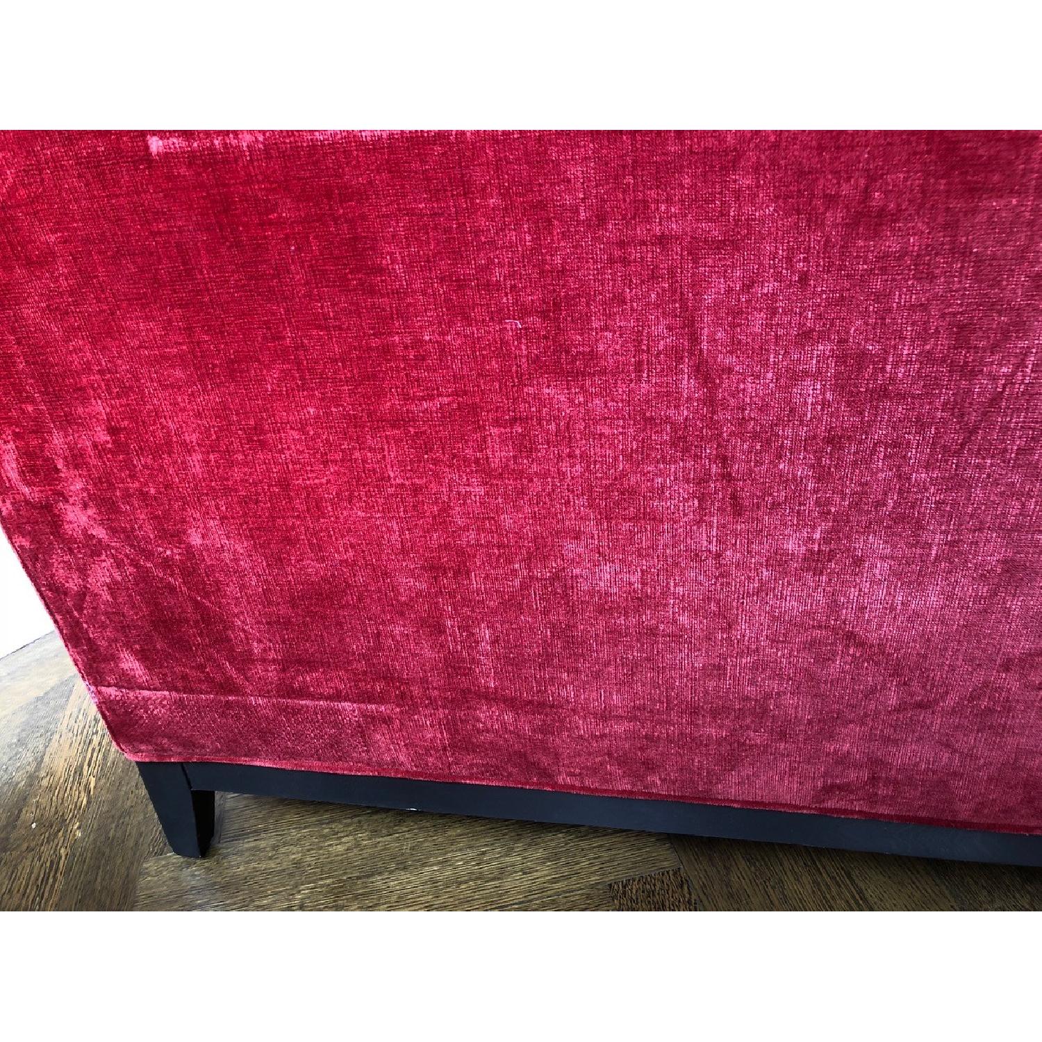 RC Willey Coral Red 3 Seater Sofa - image-8