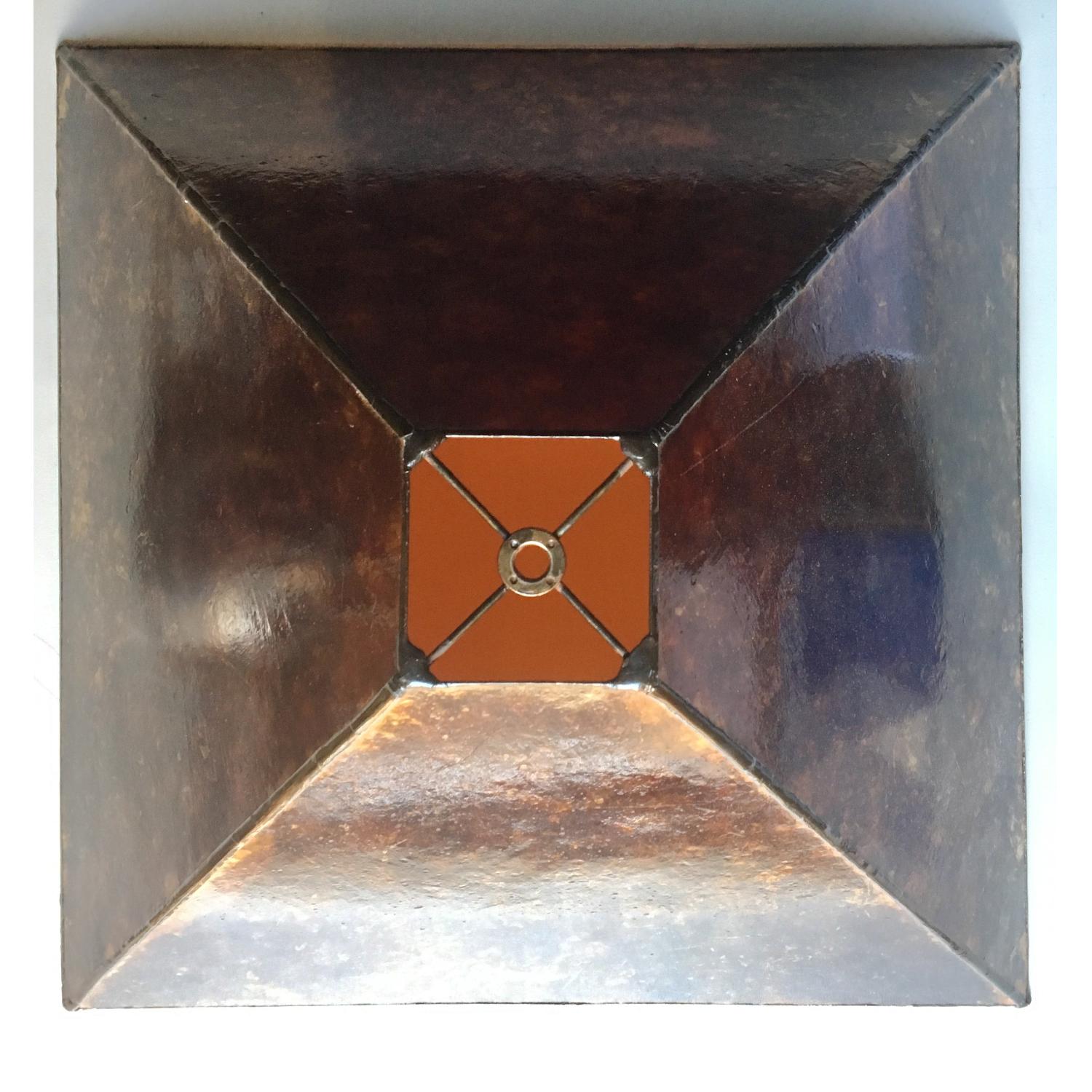 Franz GT Kessler Designs Mica Antique Amber Lamp Shade - image-3