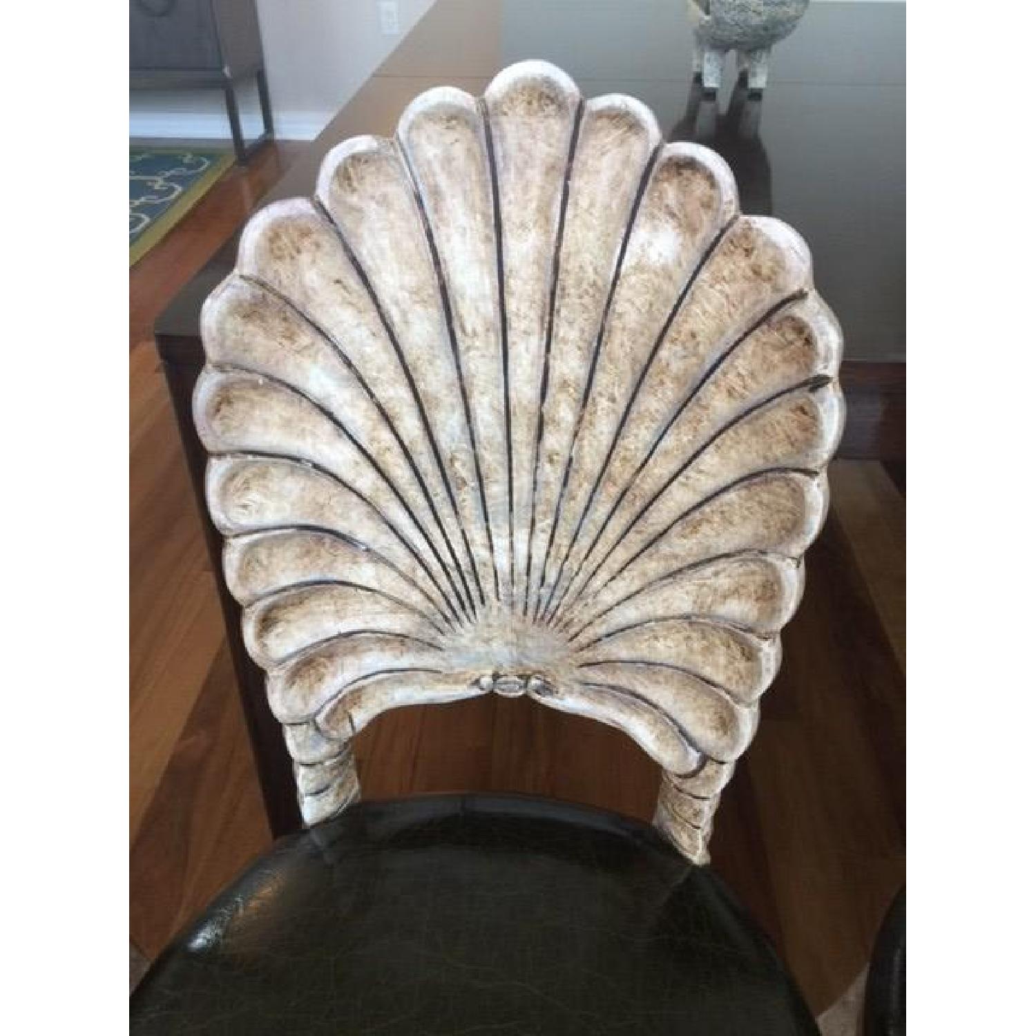 Shell Backed Vintage Art Deco Style Shell Backed Chairs - AptDeco