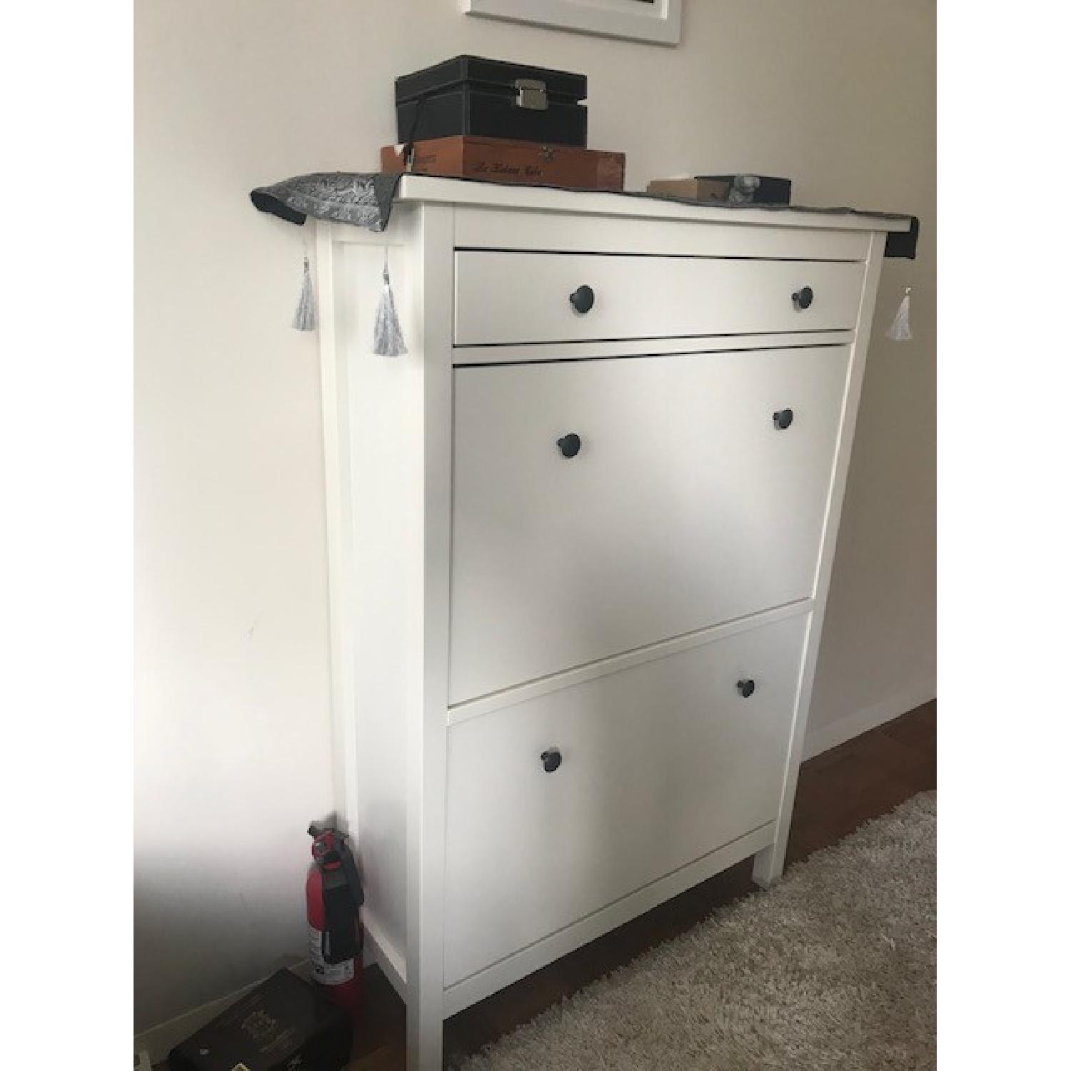 Ikea Hemnes White Shoe Cabinet - image-2