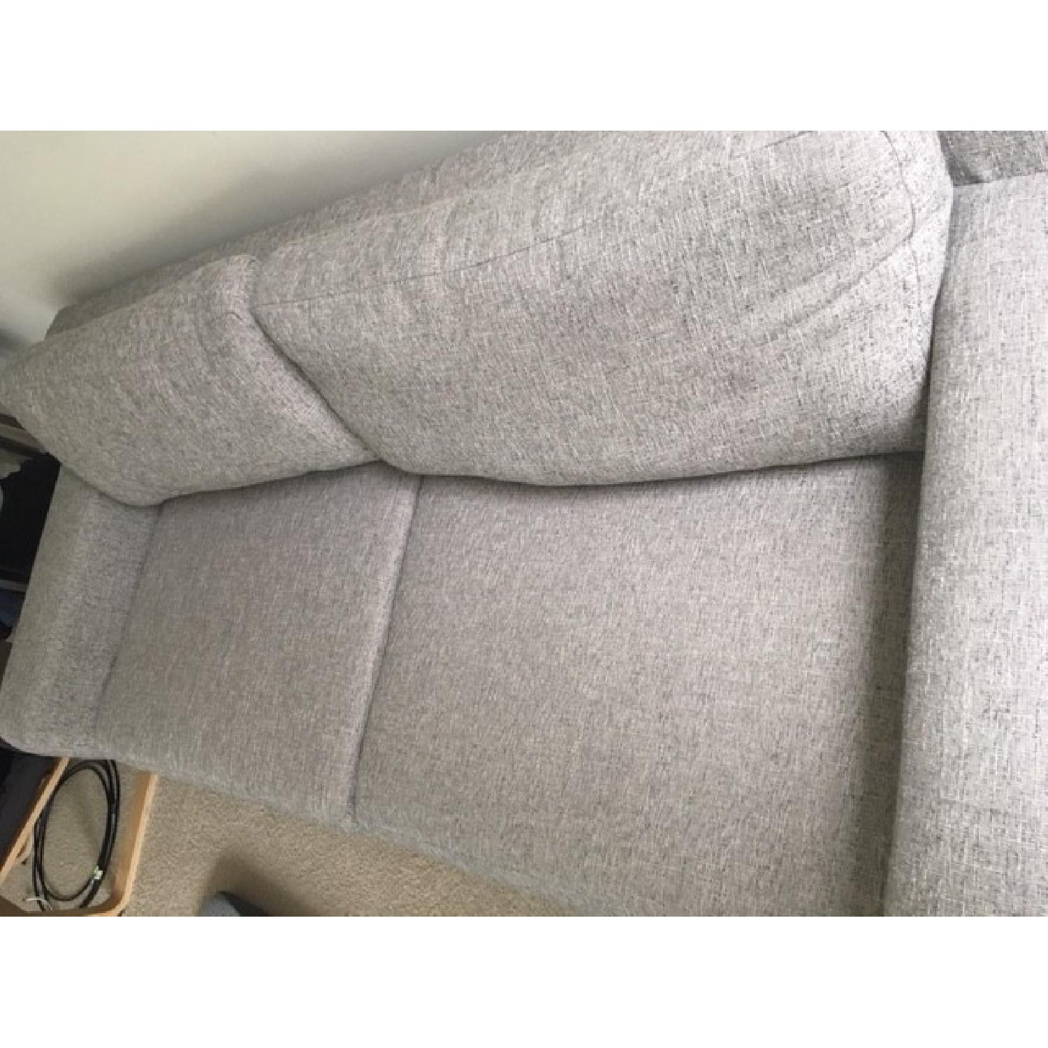 West Elm Eddy Sofa in Deco Weave Feather Gray - image-3