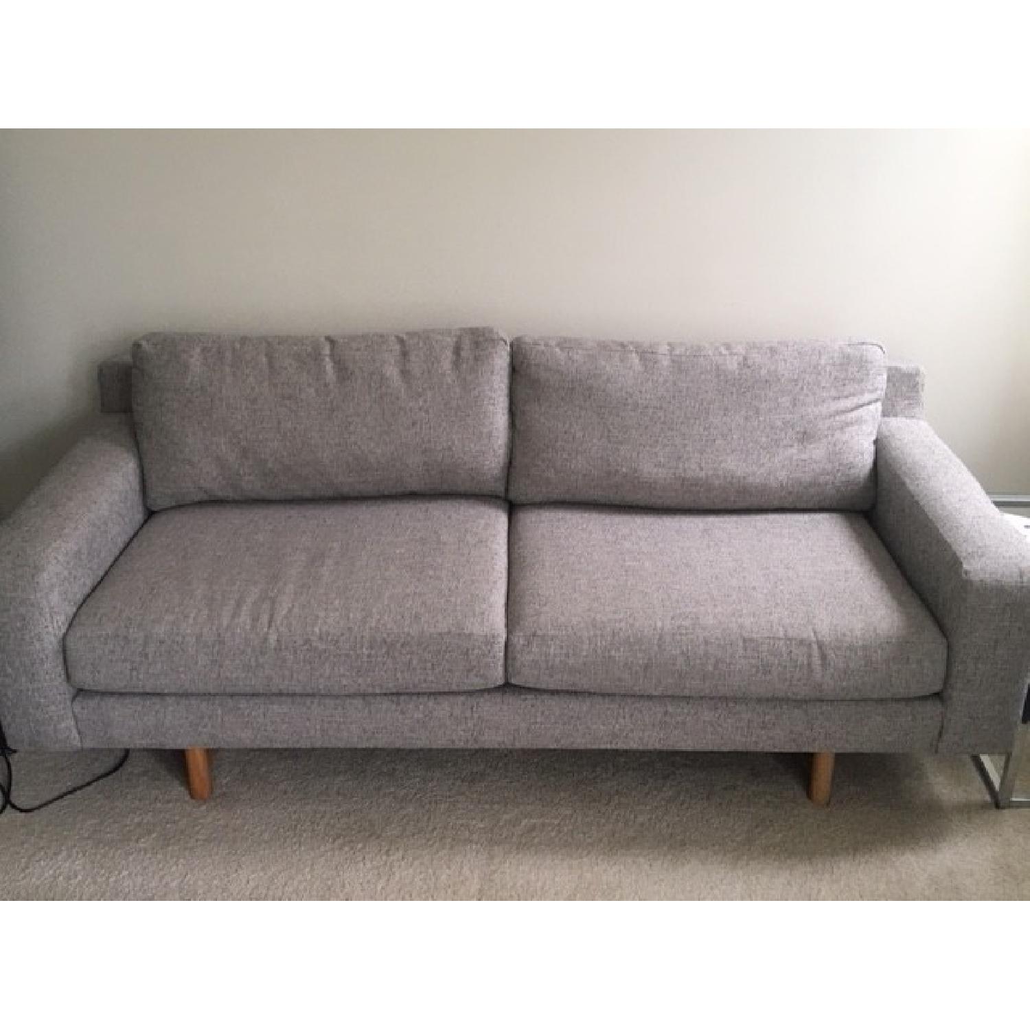 West Elm Eddy Sofa in Deco Weave Feather Gray - image-4