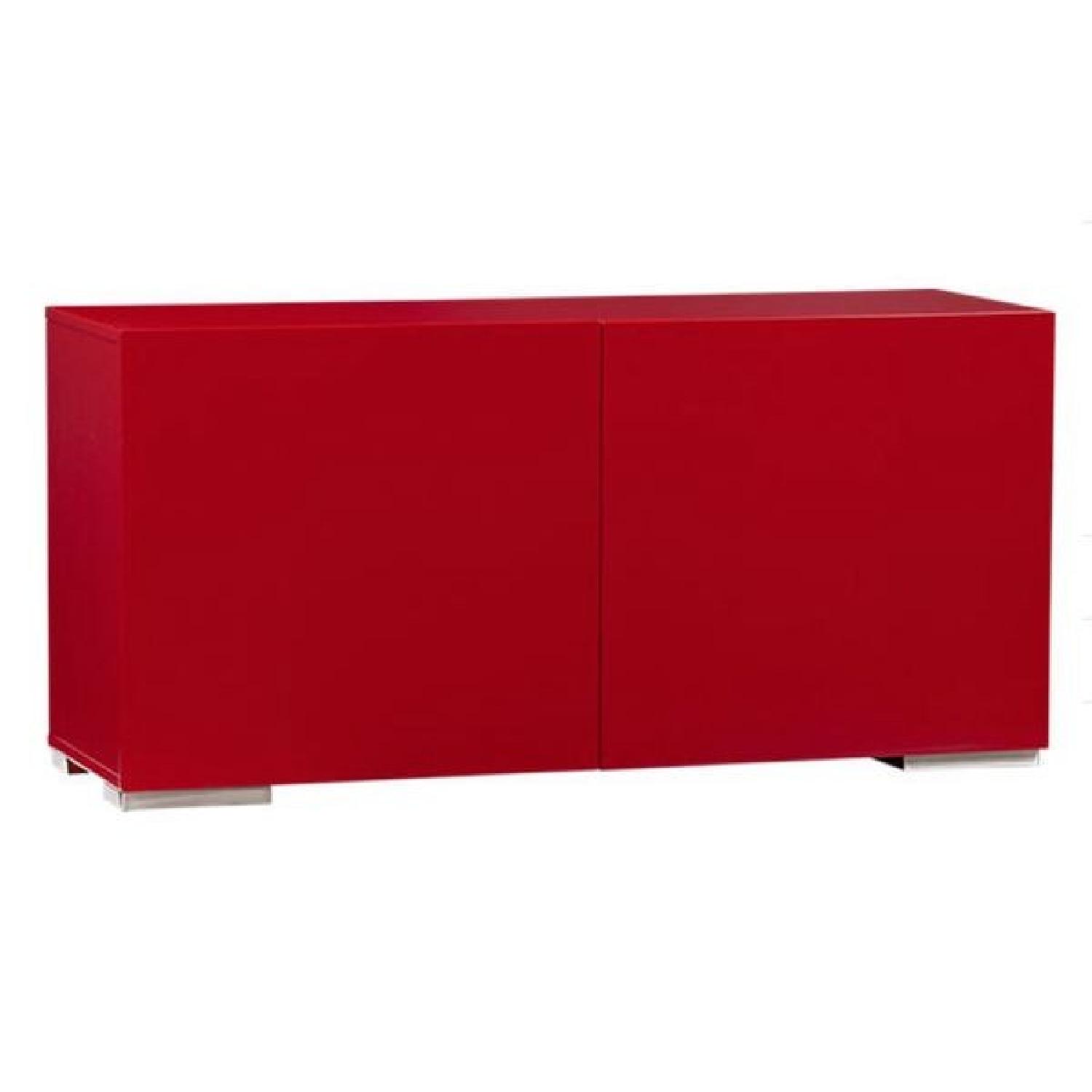 CB2 Fuel Red TV unit AptDeco