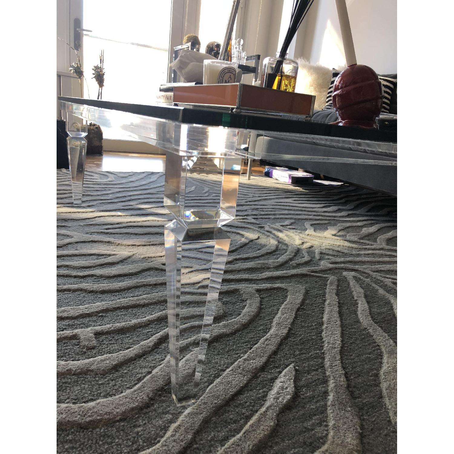 Interlude Home Savannah Acrylic & Glass Coffee Table - image-2